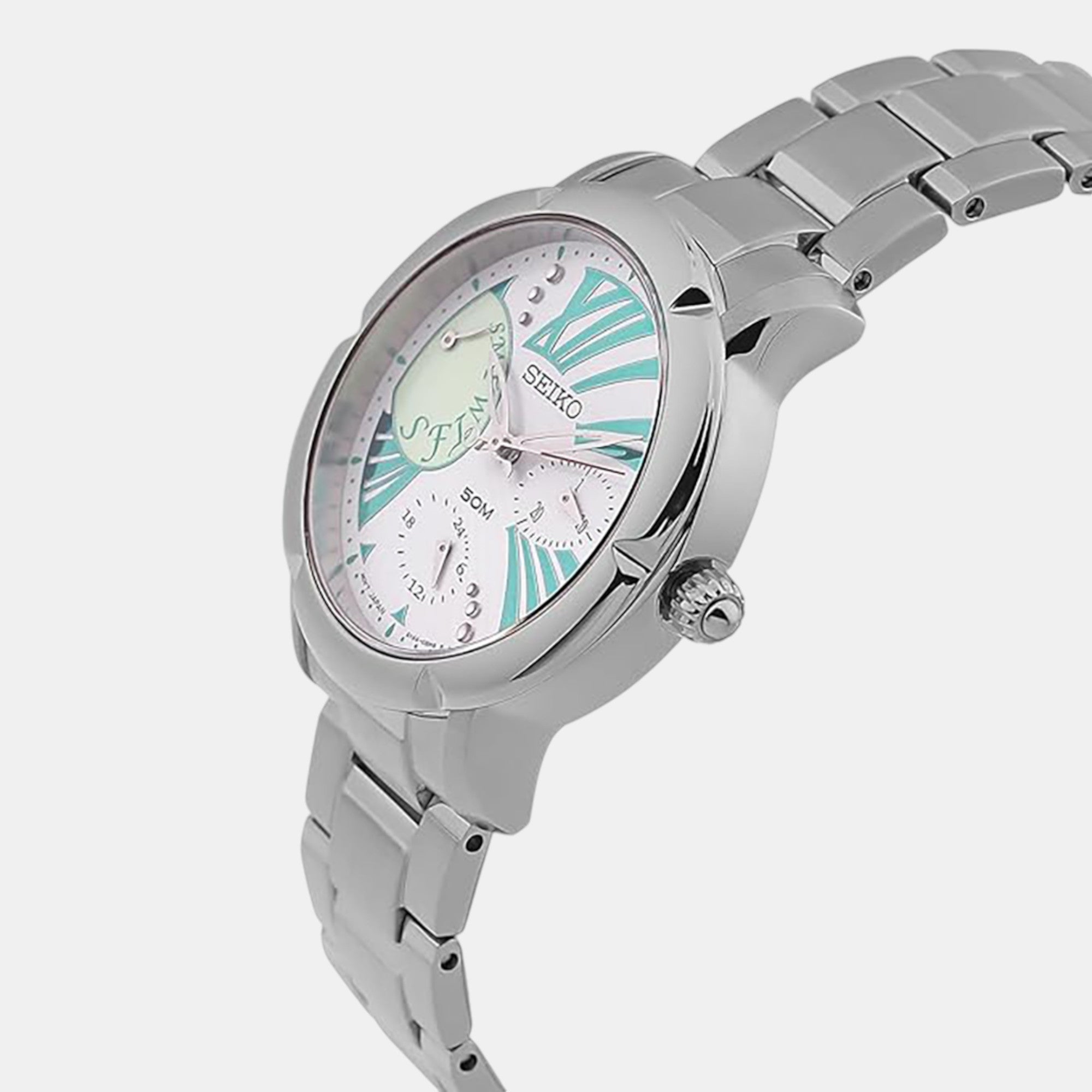 Seiko Dress Women Quartz Silver Dial Multi-Function Stainless Steel Watch SNT879P1 - view 2