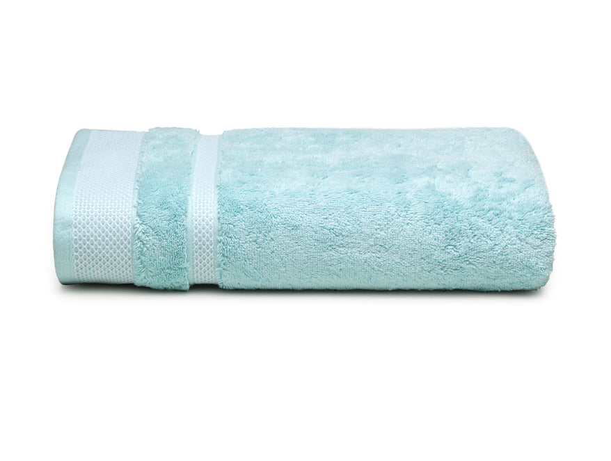 Spaces India Aqua Green - Light Green 100% Cotton Bath Towel - Hygro By Spaces - view 3