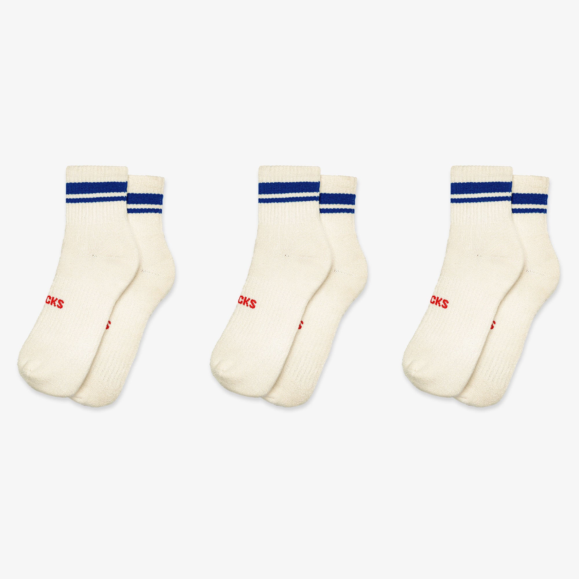 Superkicks | CREW SOCKS { WHITE/WHITE/WHITE