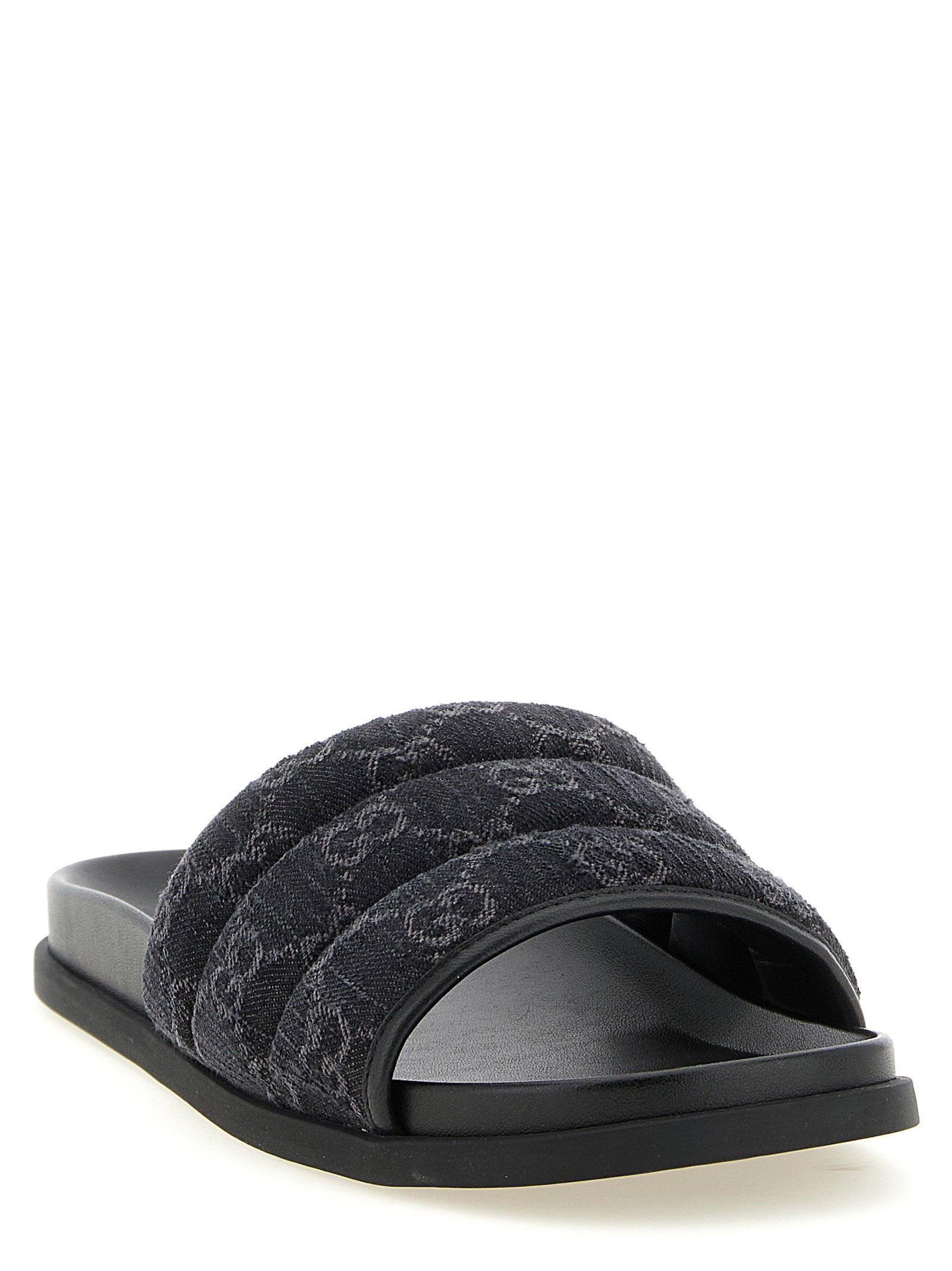 Gucci Gg Denim Slides – 100% cotton - view 2