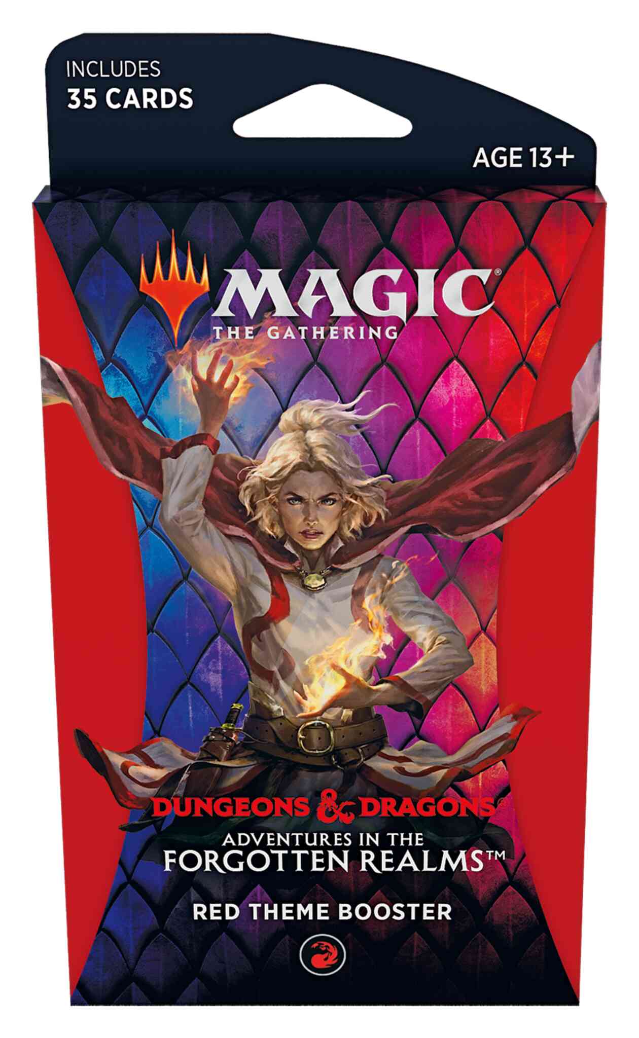 Magic Adventures In The Forgotten Realms Theme Booster - Red