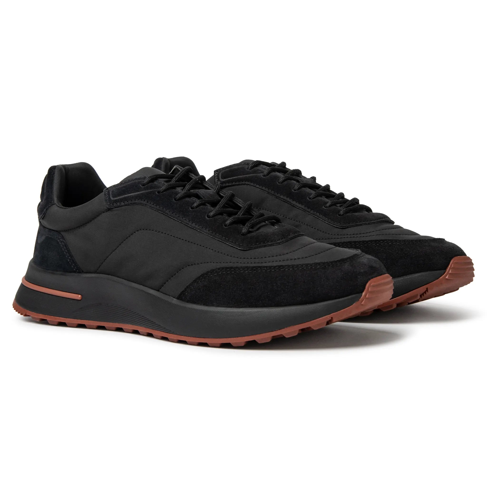 Loro Piana Week End Walk Triple Black Sneaker - view 2
