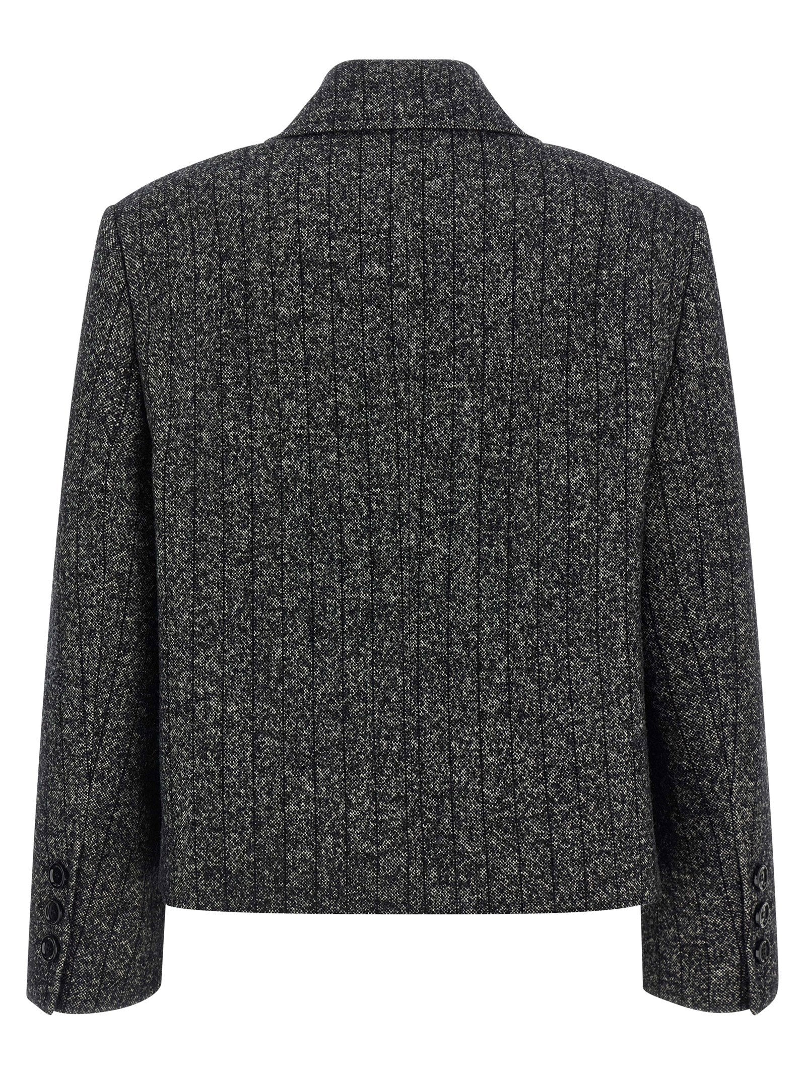 Dolce & Gabbana Striped Wool Blazer - view 2