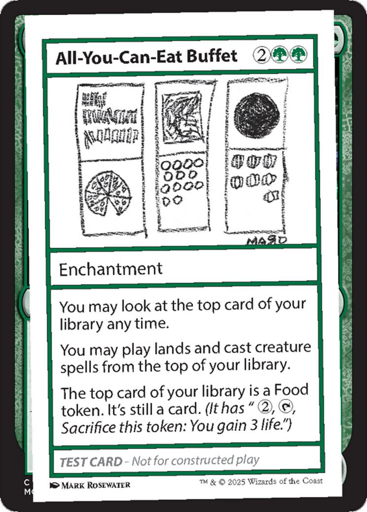 All-you-can-eat buffet 8 – All-You-Can-Eat Buffet [8] [Playtest Card] [MagicFest 2025] [Non-Foil]