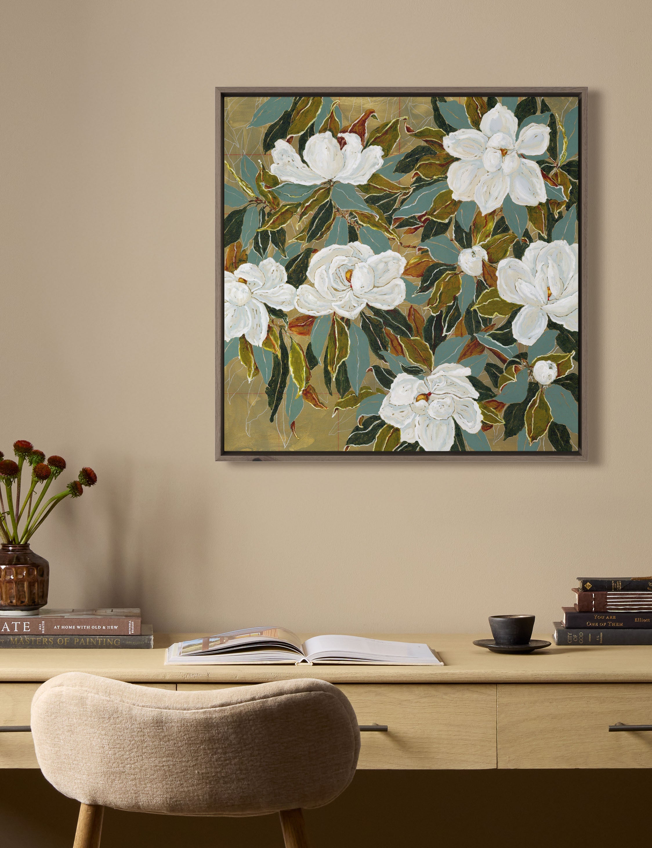 Lulu and Georgia Magnolia V Wall Art by Laurel-Dawn Latshaw - view 5
