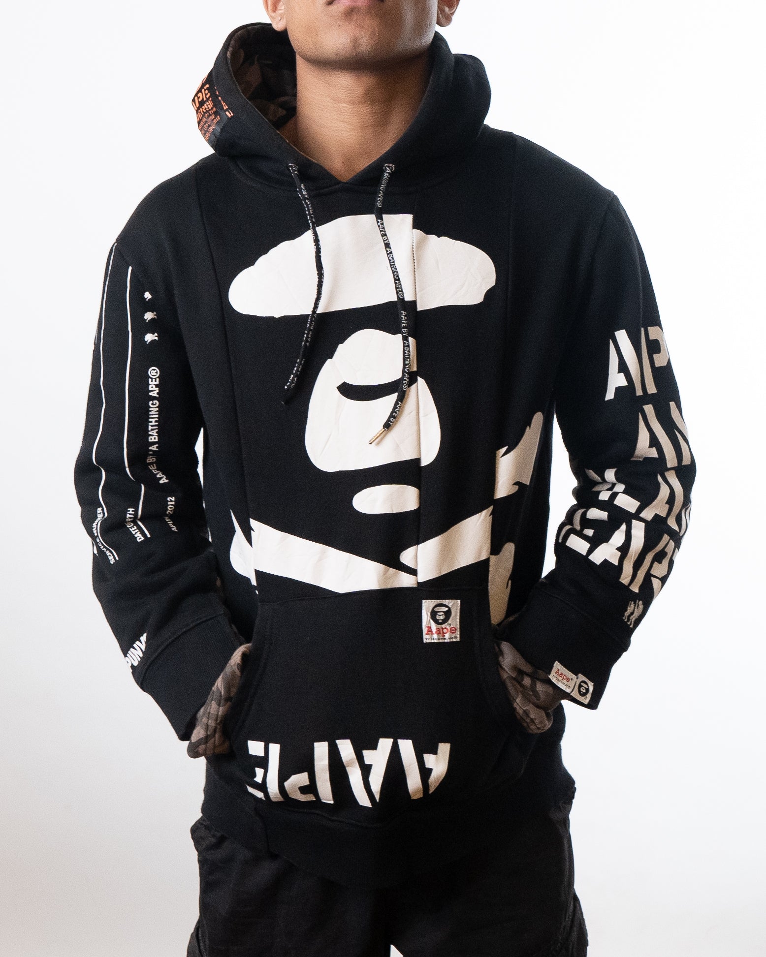 AAPE BY BATHING APE Aape By A Bathing Ape Universe Graphic Print Hoodie