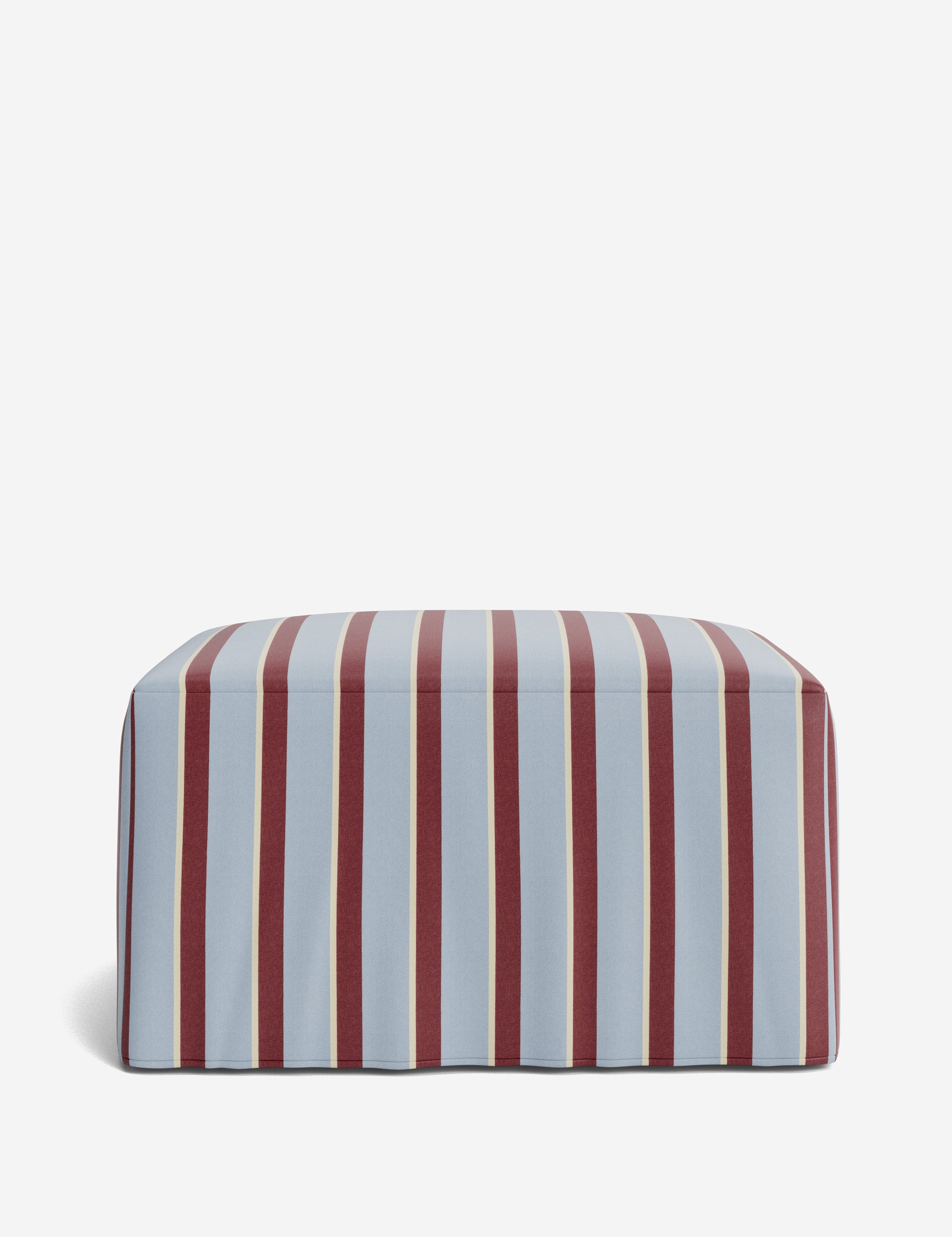 Lulu and Georgia Portola Slipcover Ottoman - view 53
