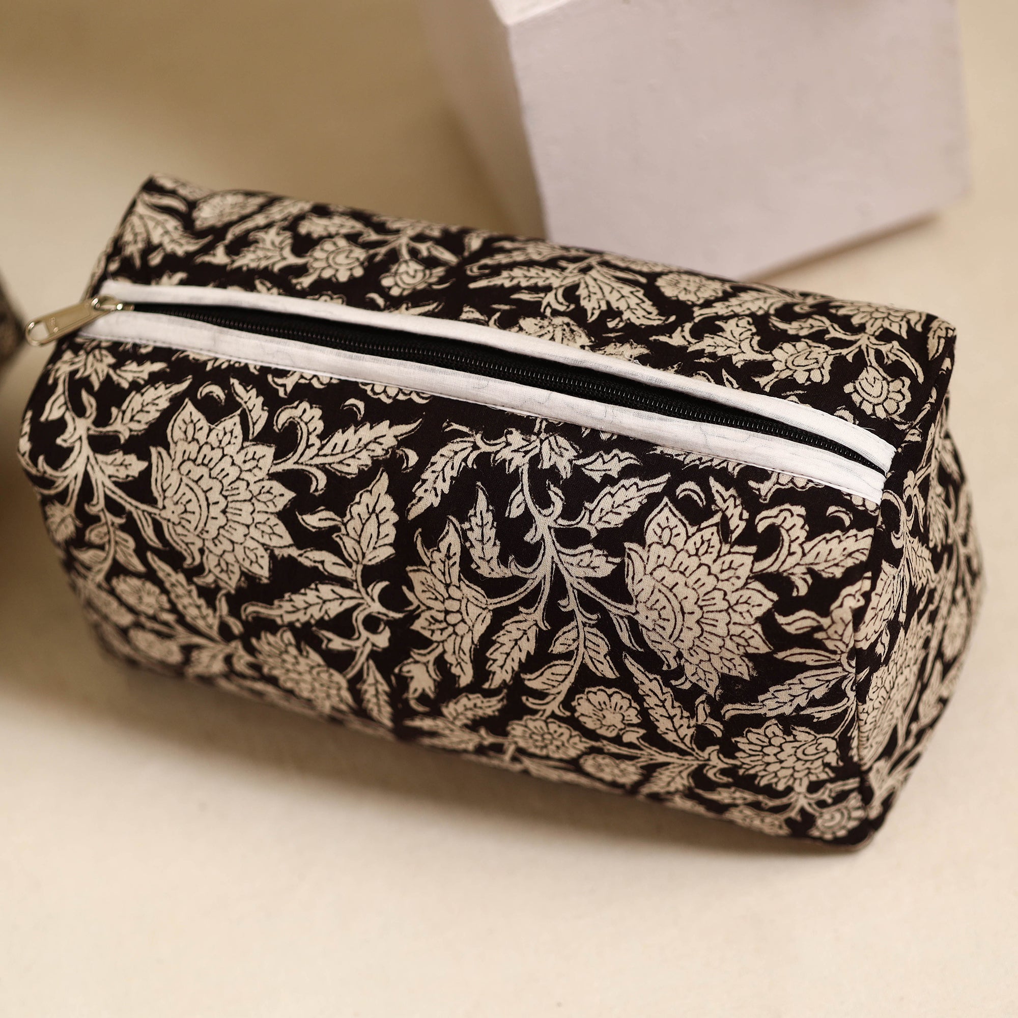 NOORI BAZAR Black - Handmade Cotton Toiletry Bags (Set of 3) 29 - view 4