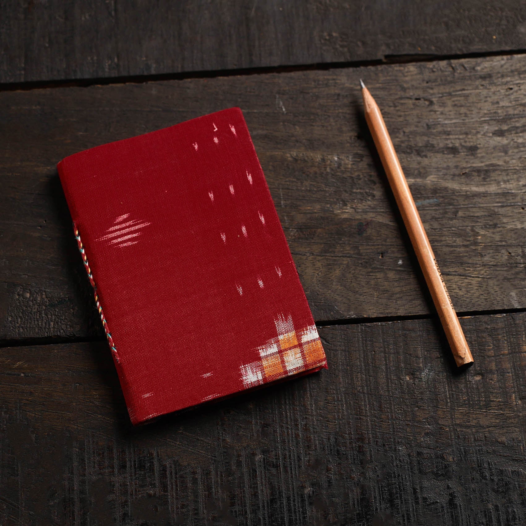 CHUTNEY CRAFT STUDIO Fabric Cover Handmade Paper Notebook 18