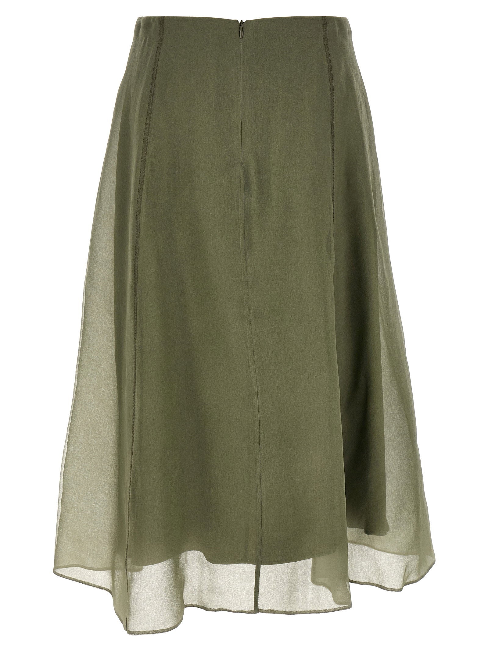 Brunello Cucinelli Circle Skirt – 100% silk - view 2