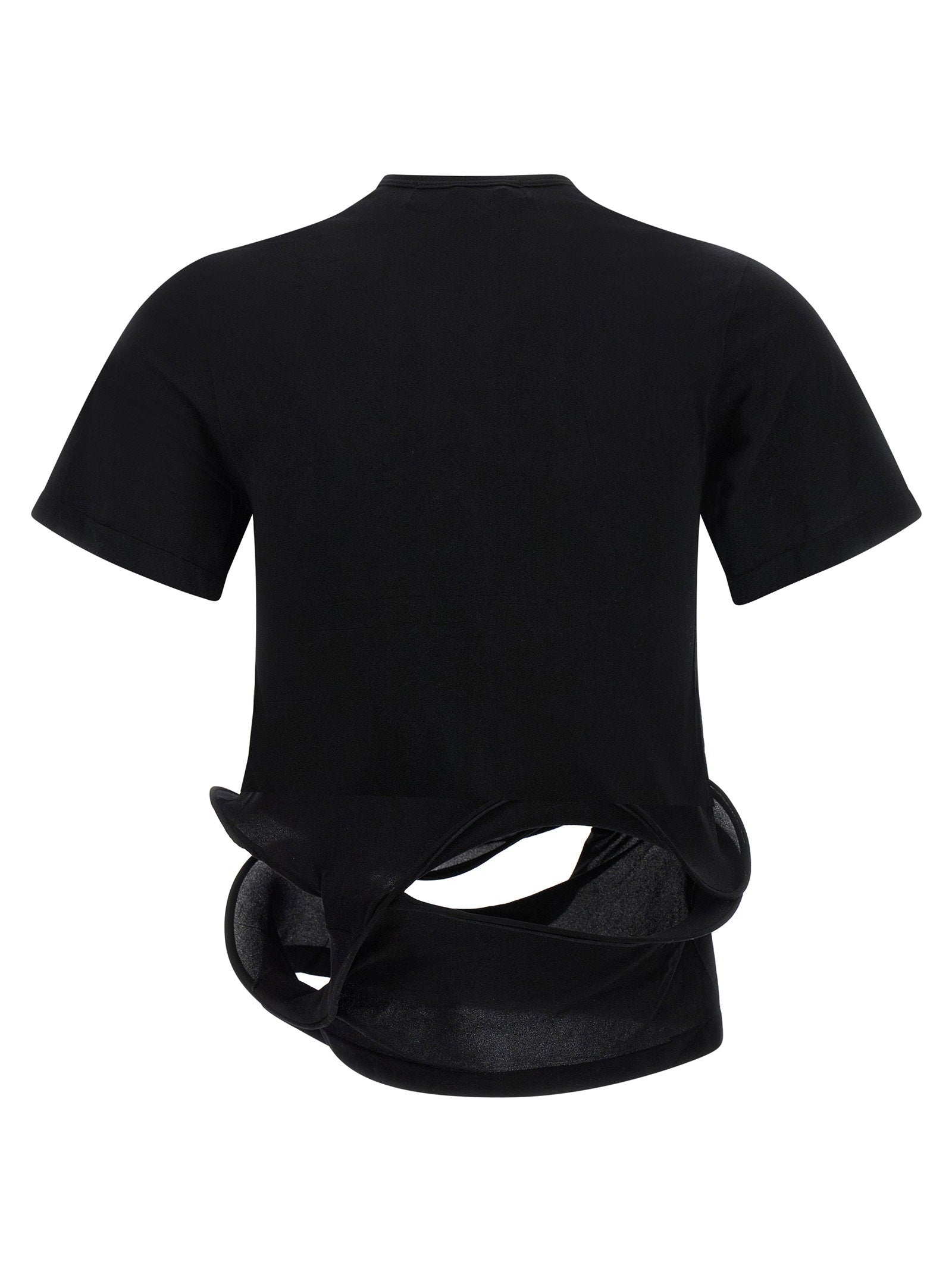 Junya Watanabe Sculptural Background T-shirt – 100% nylon - view 2
