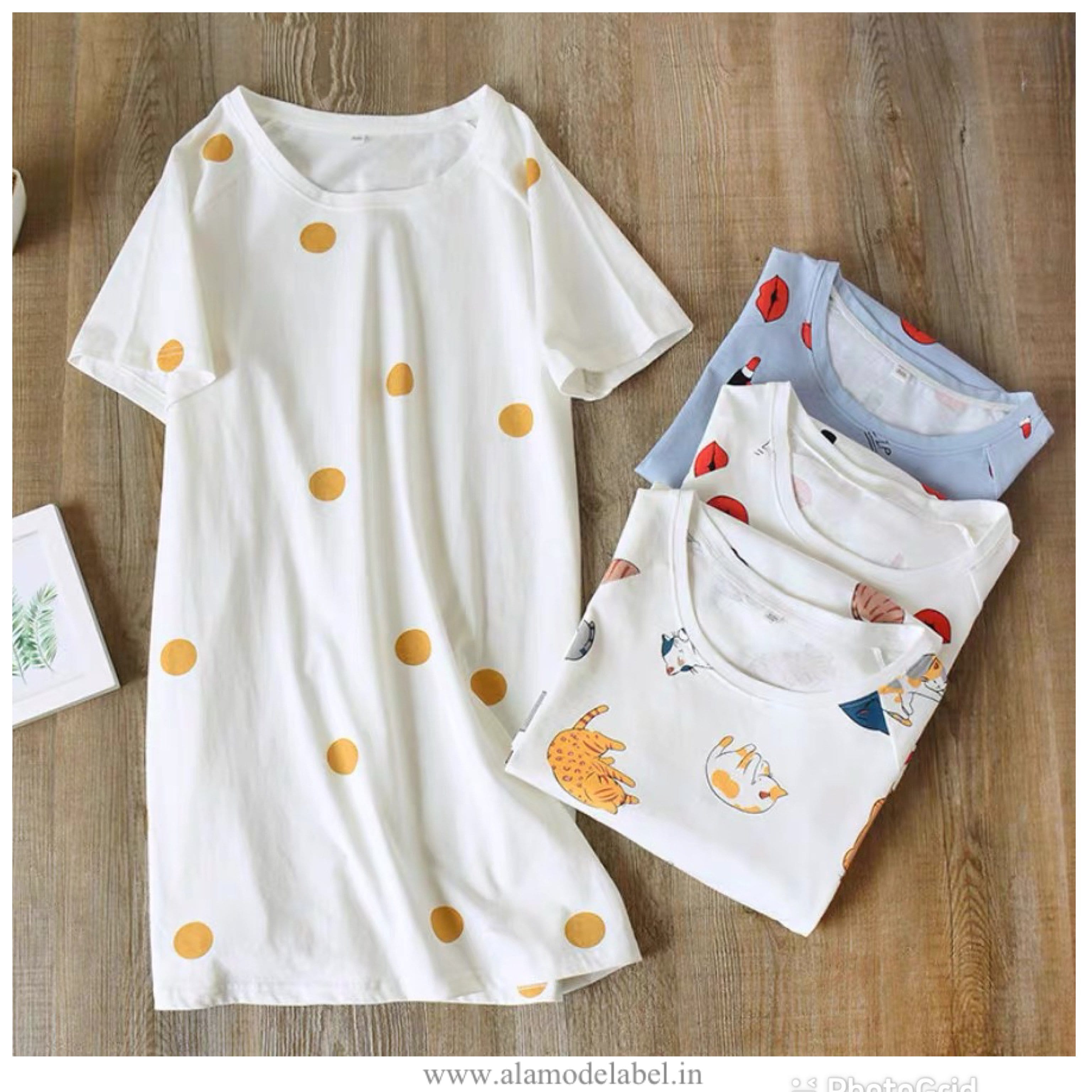 Alamode By Akanksha Silvesta Cotton Nightdress - view 2