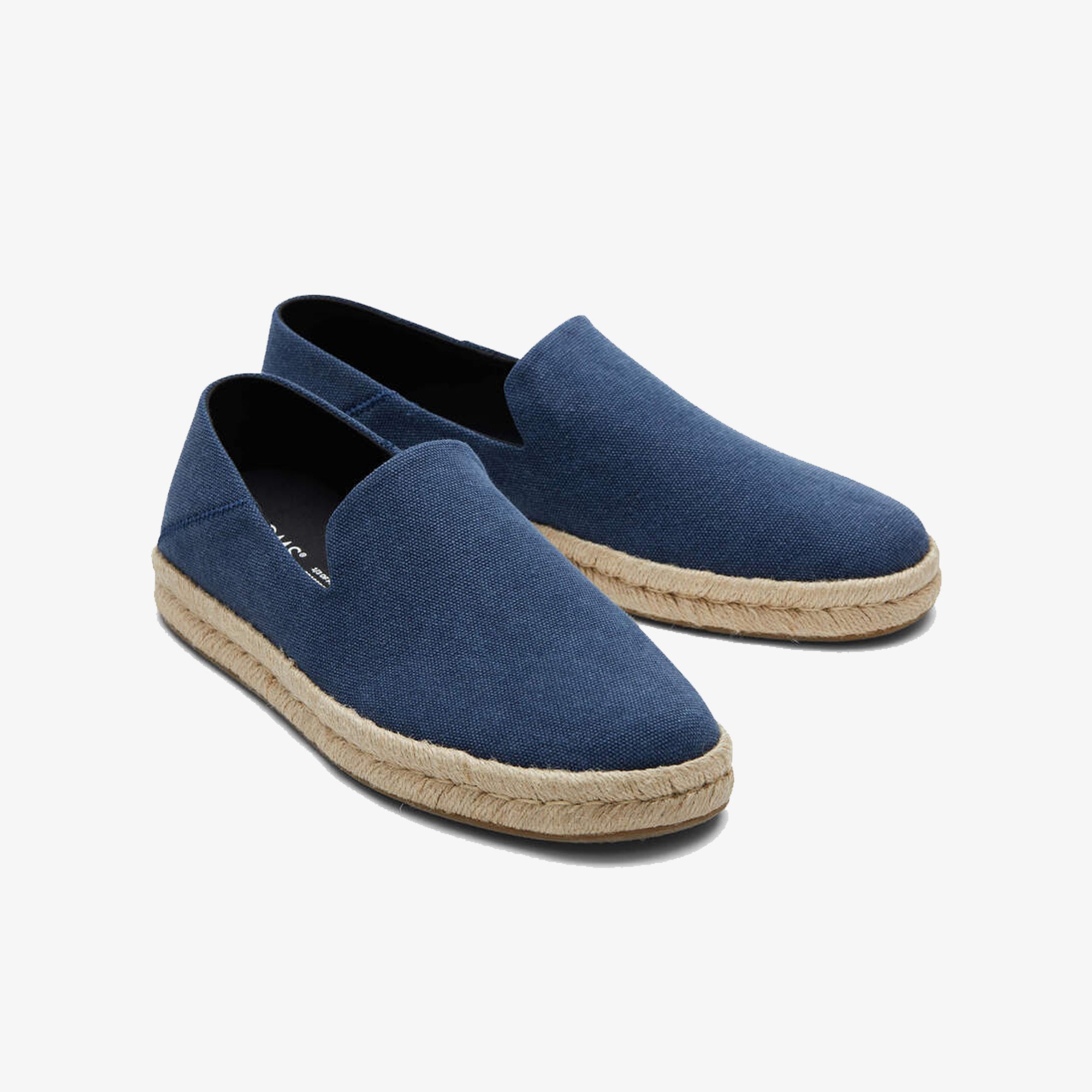 Toms | SANTIAGO JUTE-WRAPPED { NAVY - view 2