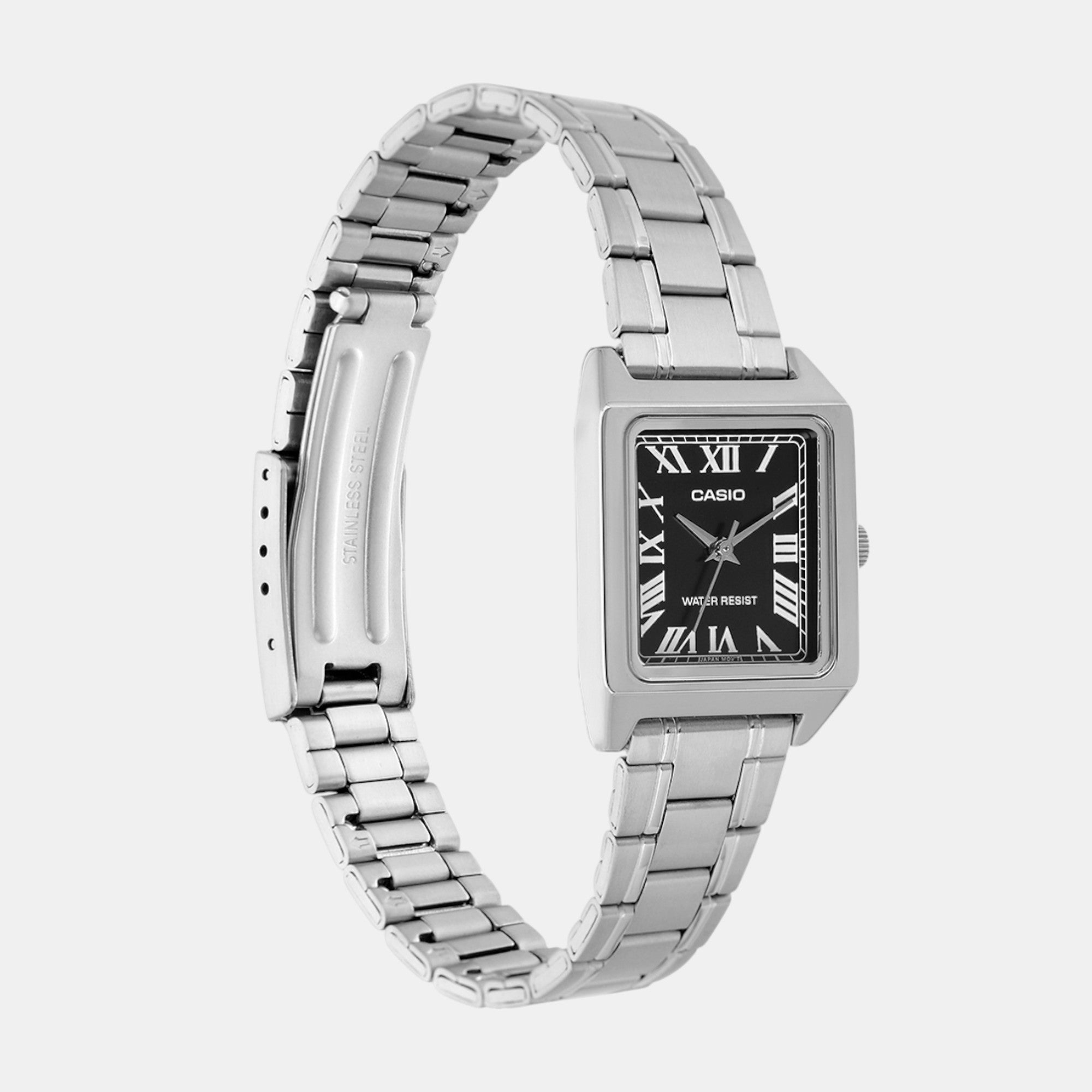 Casio Enticer Women Quartz Black Dial Analog Stainless Steel Watch A2278 - view 4