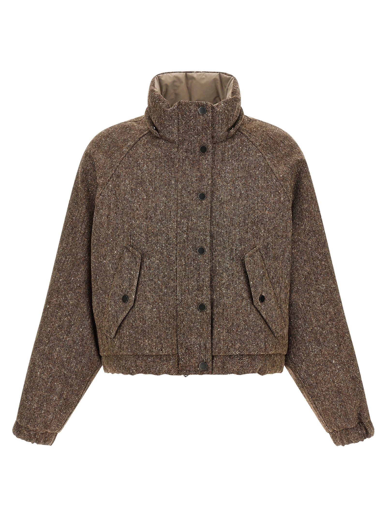 Brunello Cucinelli Donegal Tweed Down Jacket - view 2