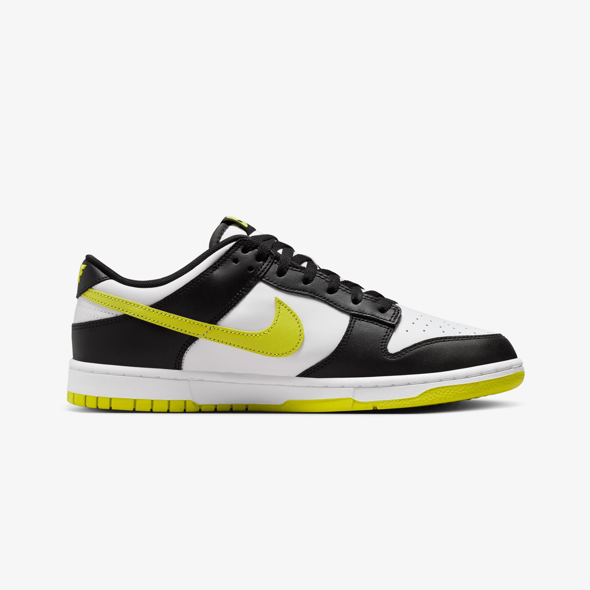 Nike | Dunk Low Retro { White/bright Cactus-black