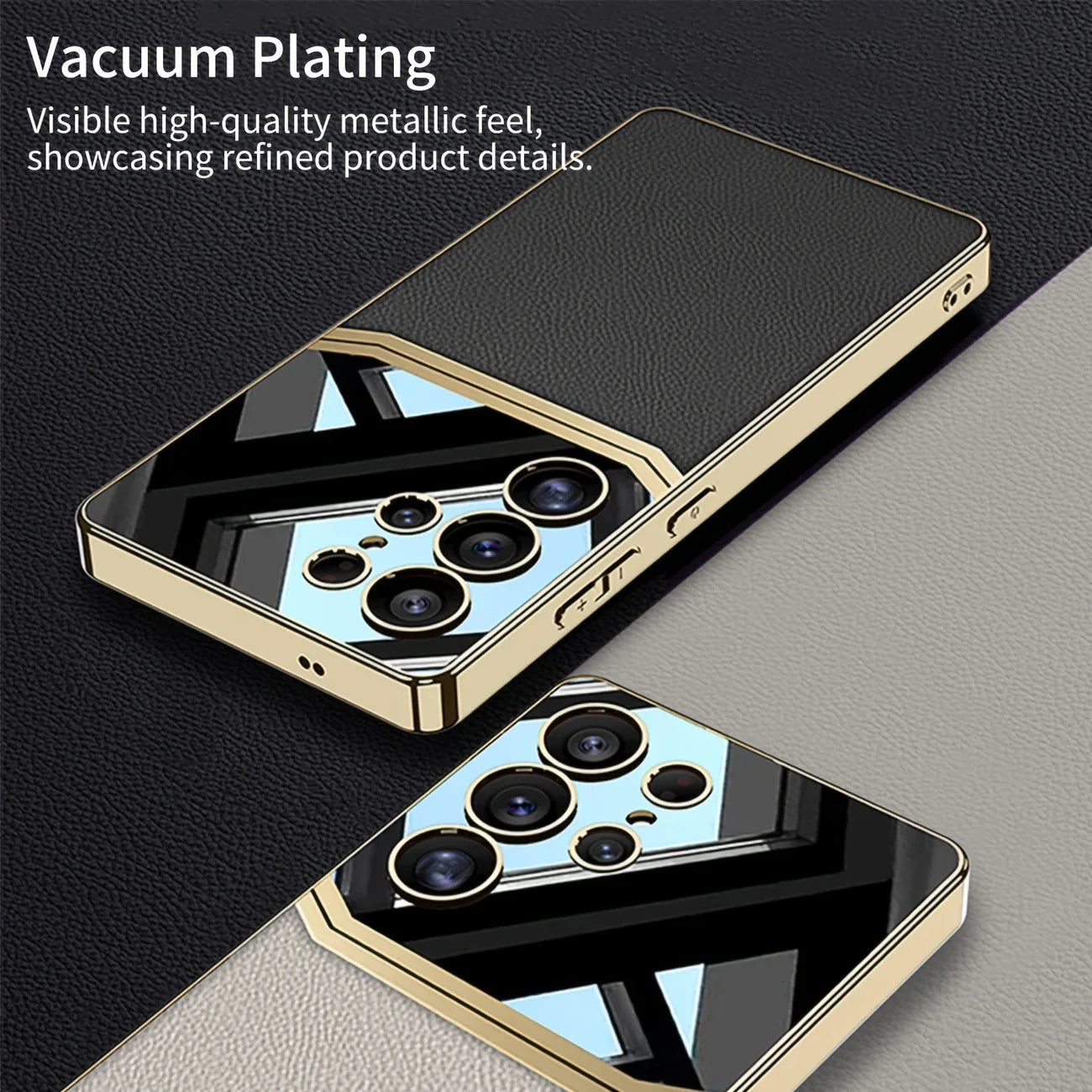 Million Cases Royal Touch Electroplated Leather Case - Samsung - view 14