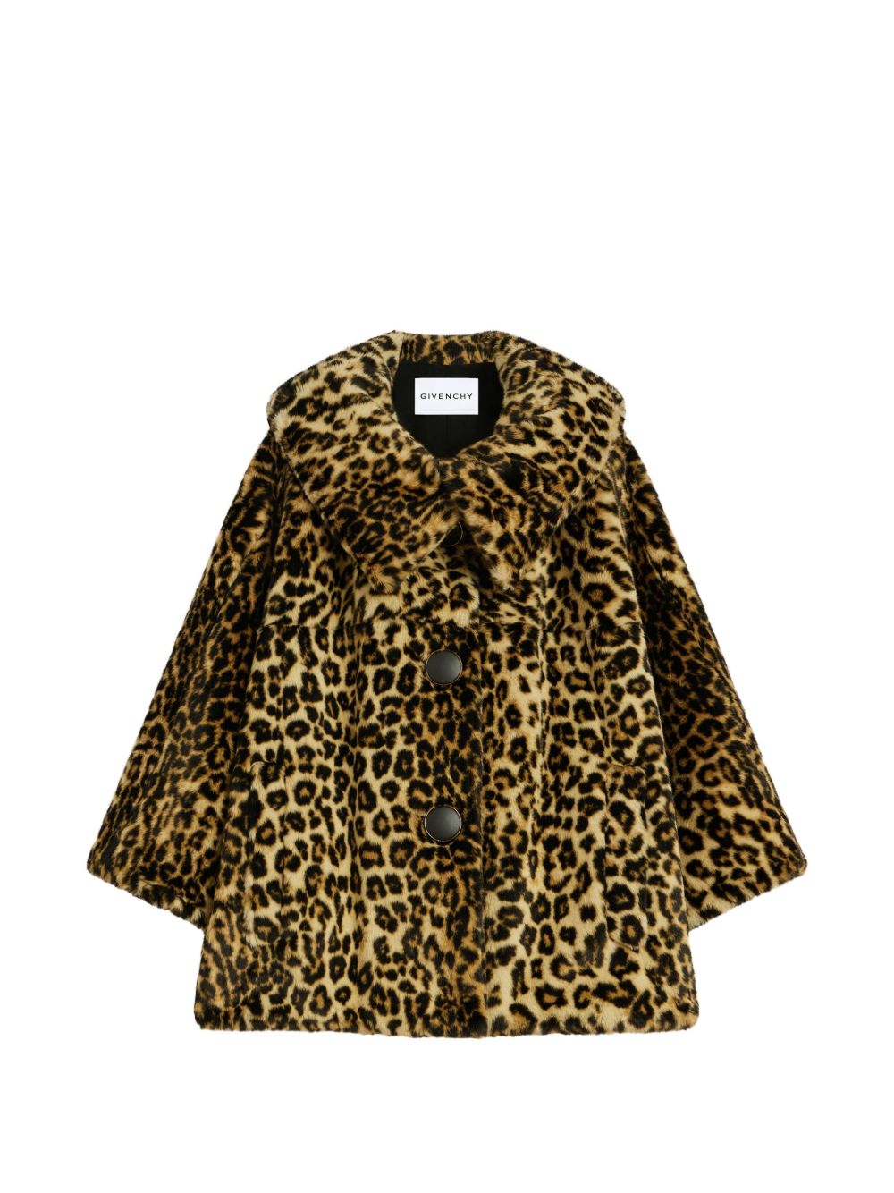 Givenchy Coats LEOPARD PRINT – Outer: Camel hair 100%