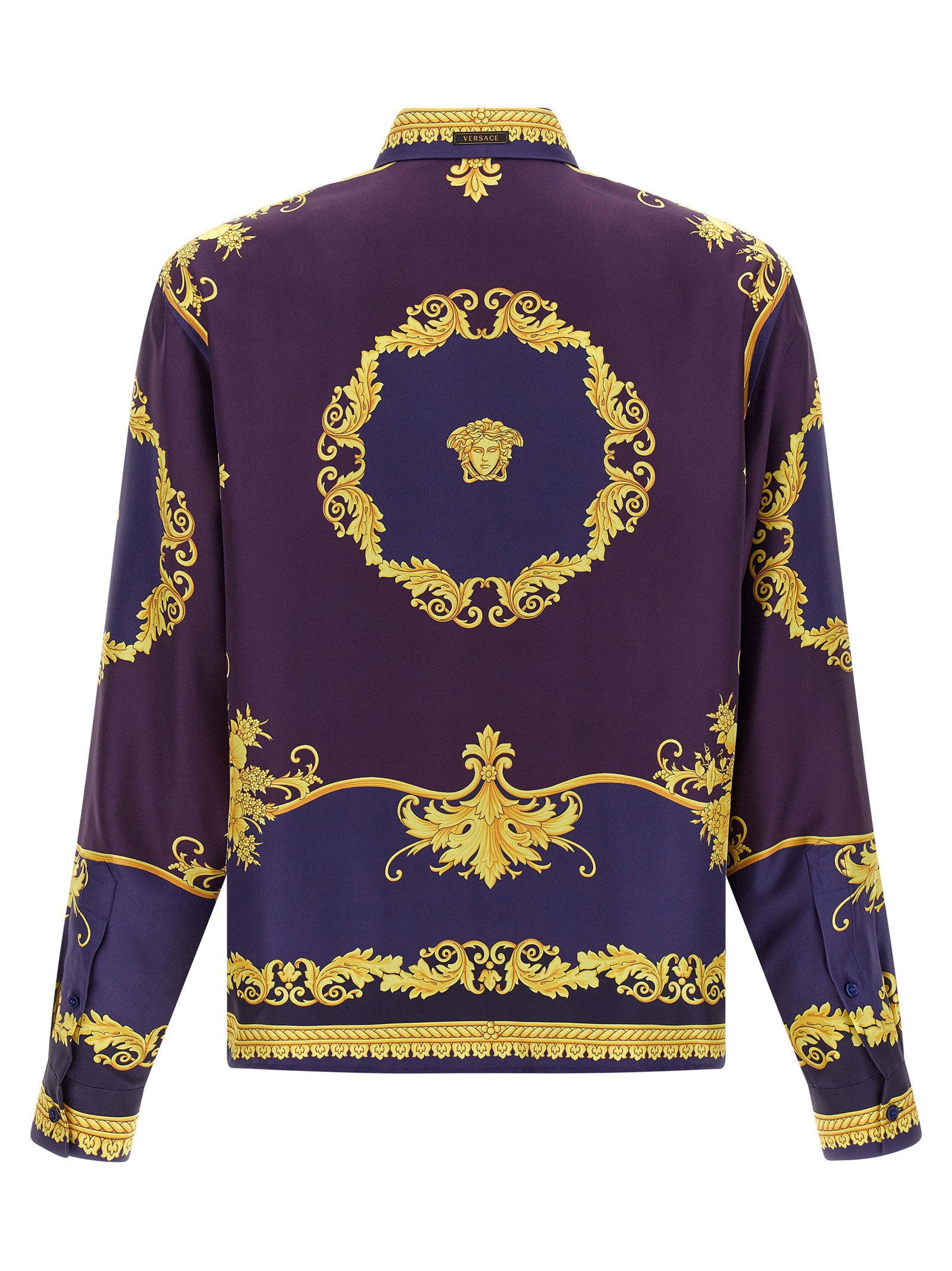 Versace New Barocco Twill Shirt – 100% silk - view 2
