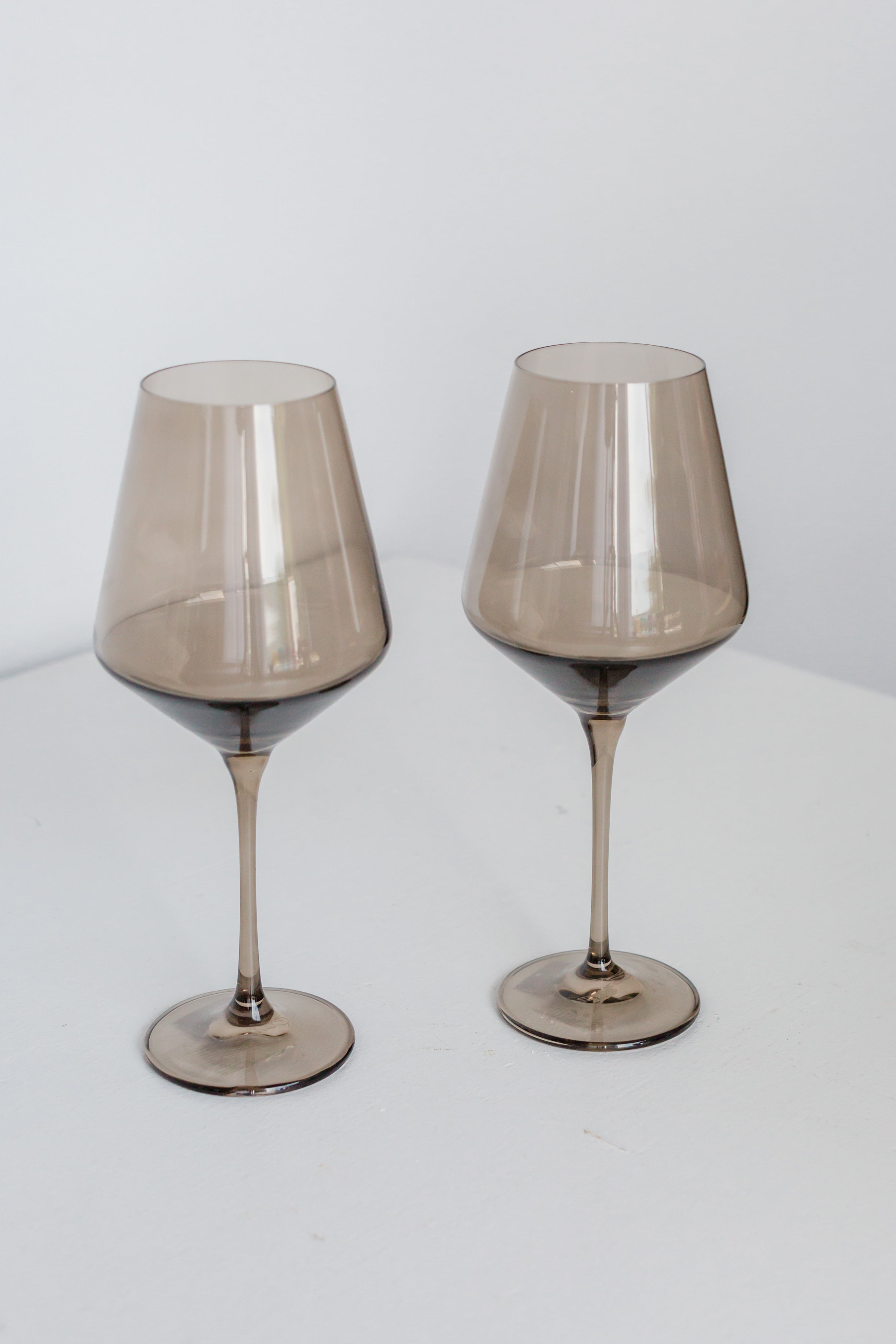 RH Signature Co. Estelle Colored Wine Stemware - Set of 6 {Mocha Mousse (Our Amber Smoke)} - view 6
