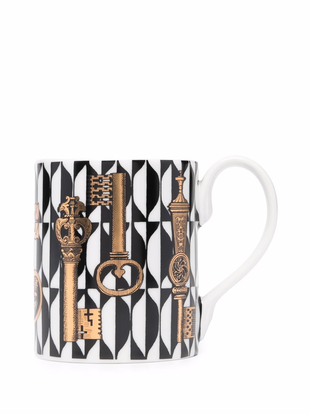 Fornasetti Mug Keys and Diamonds – Ceramic 100% - view 3