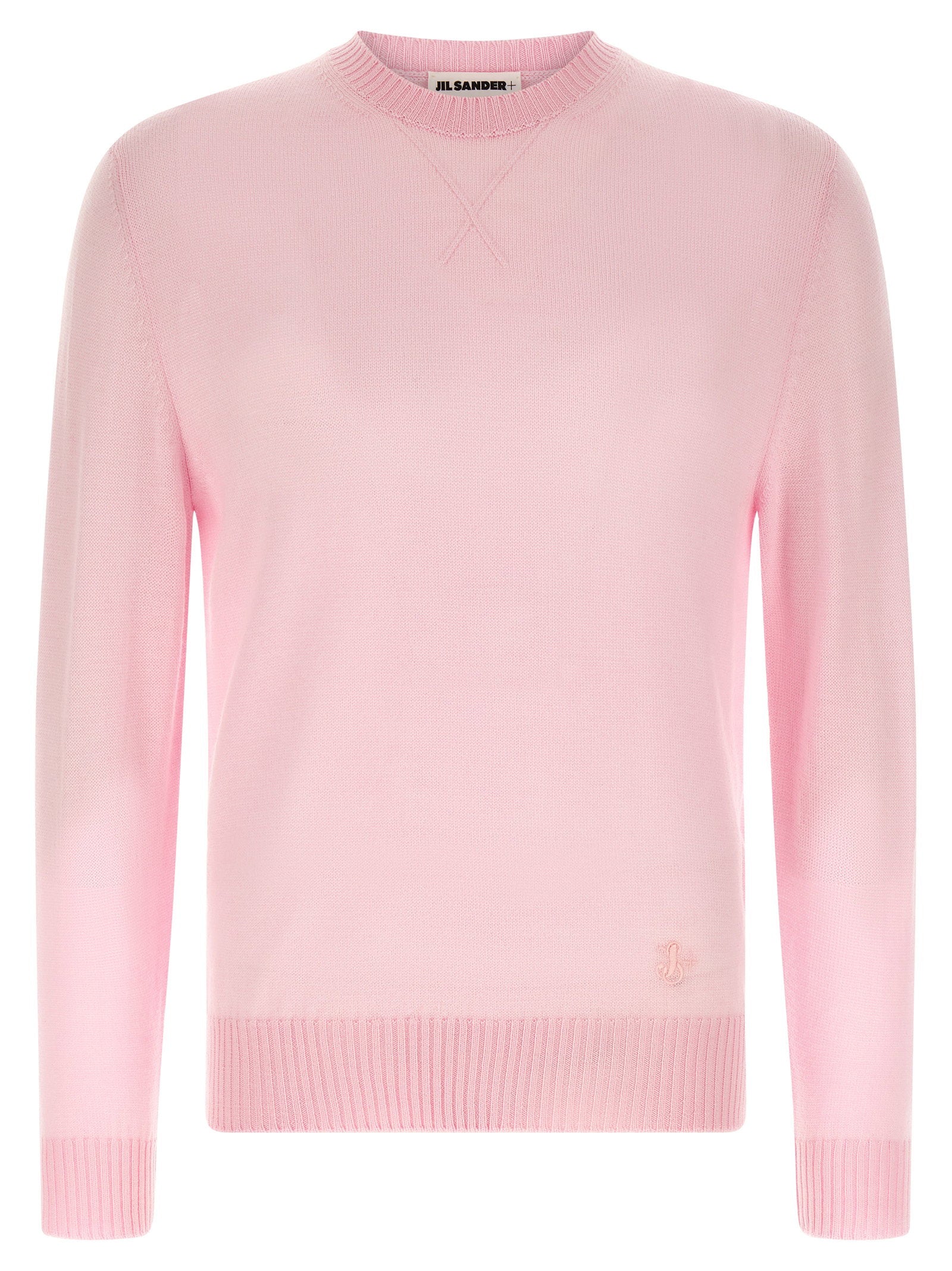 Jil Sander Logo Embroidery Sweater – 100% virgin wool