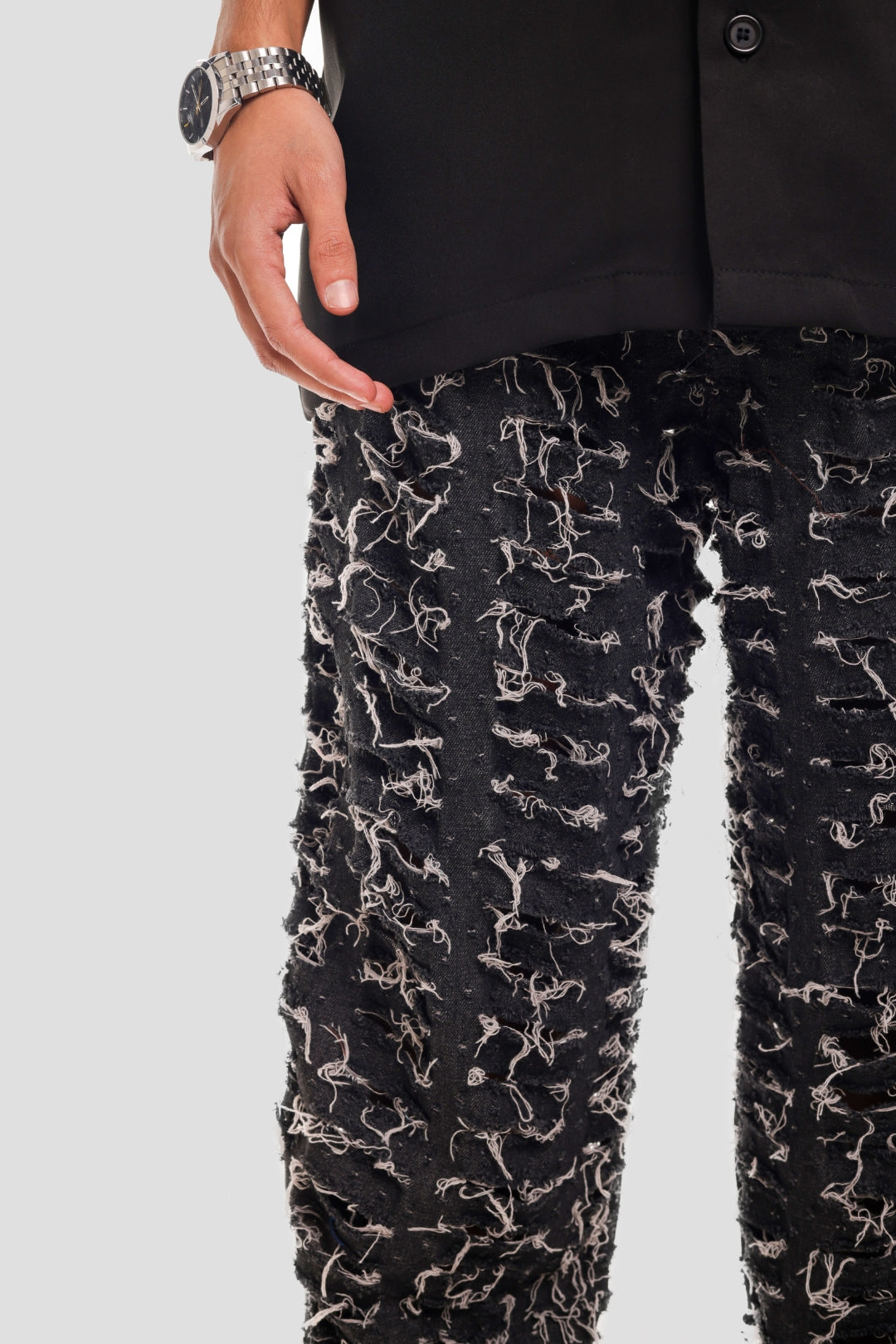 Cerise Clothing All Rugged Jeans - Black - view 3