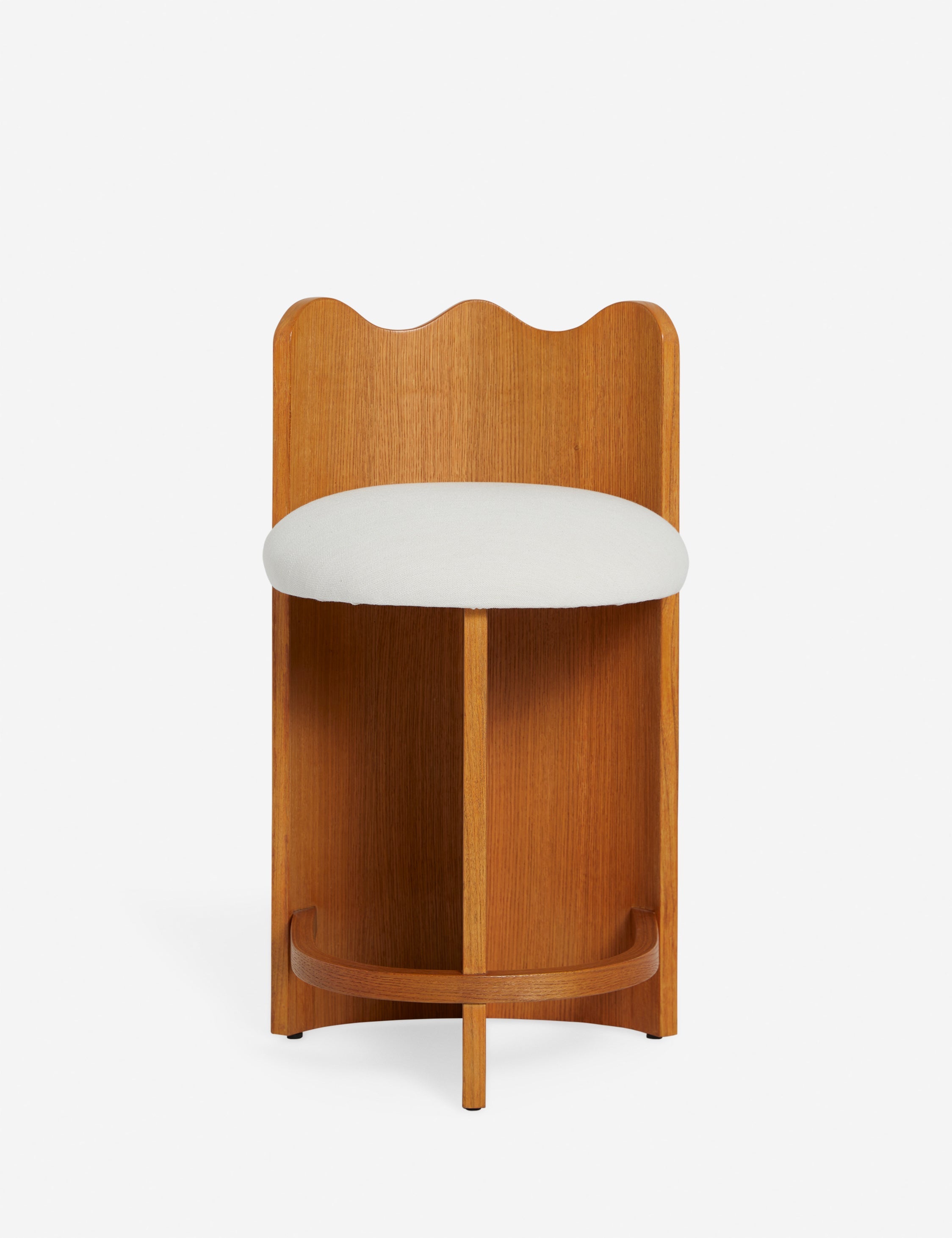 Lulu and Georgia Ripple Counter Stool by Sarah Sherman Samuel