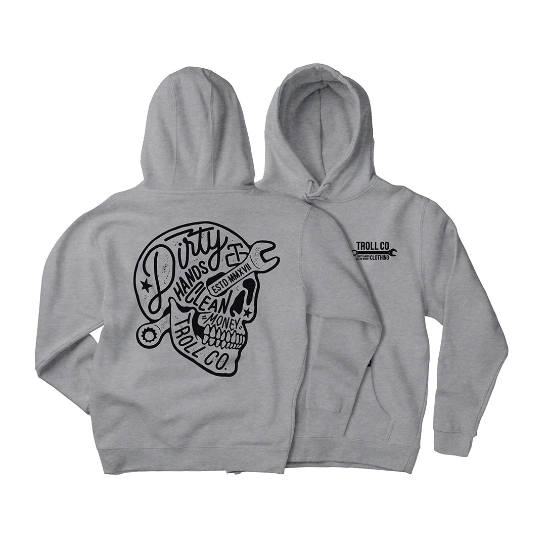 Radial Molten Hoodie – Gray