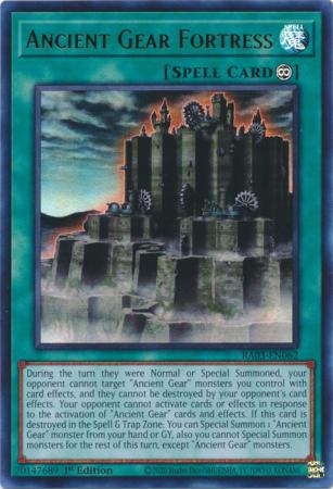 Yu-Gi-Oh! Ancient Gear Fortress - RA03-EN062 - Ultra Rare - 1st Edition