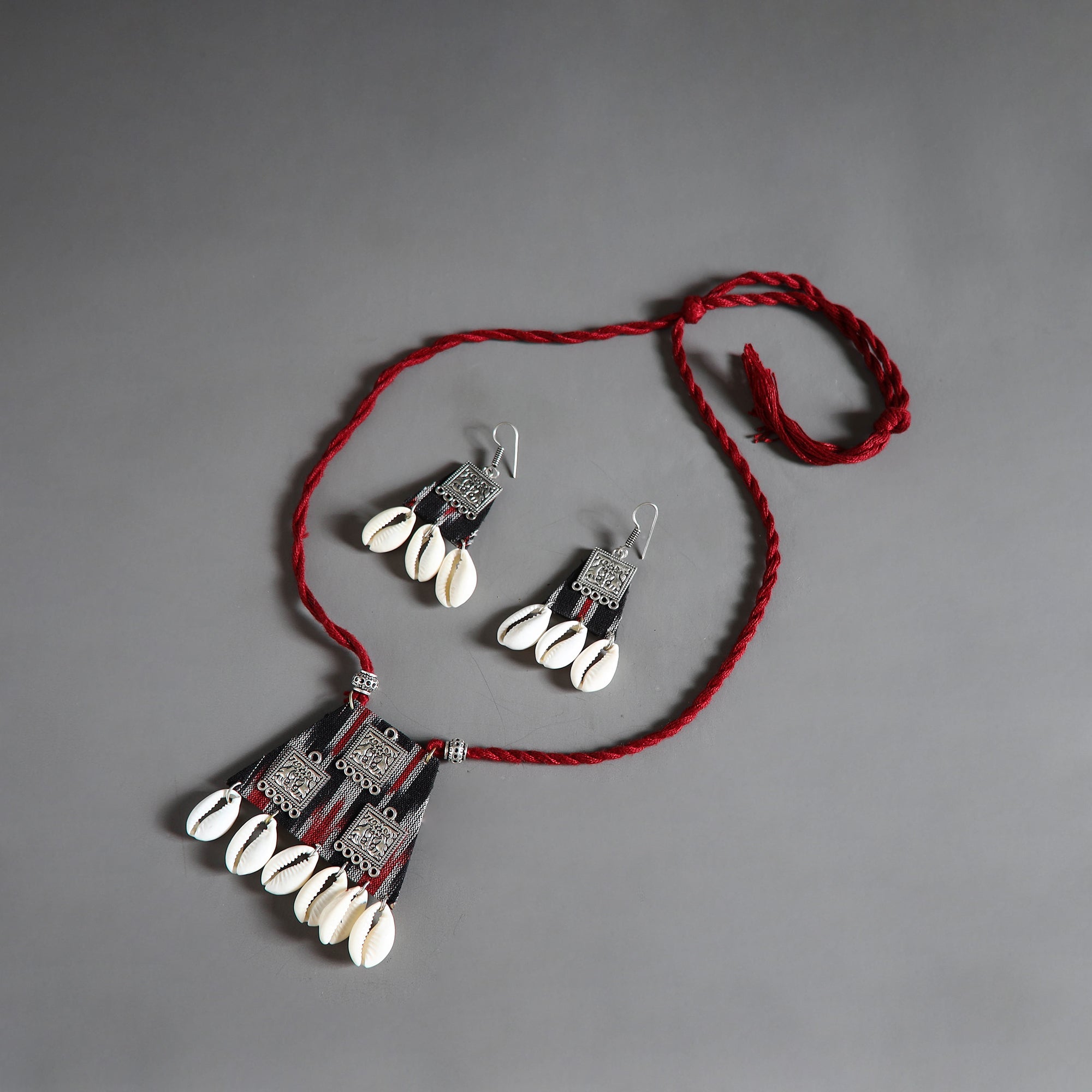 JALPARI Fabart German Silver Necklace Set 01 - view 2