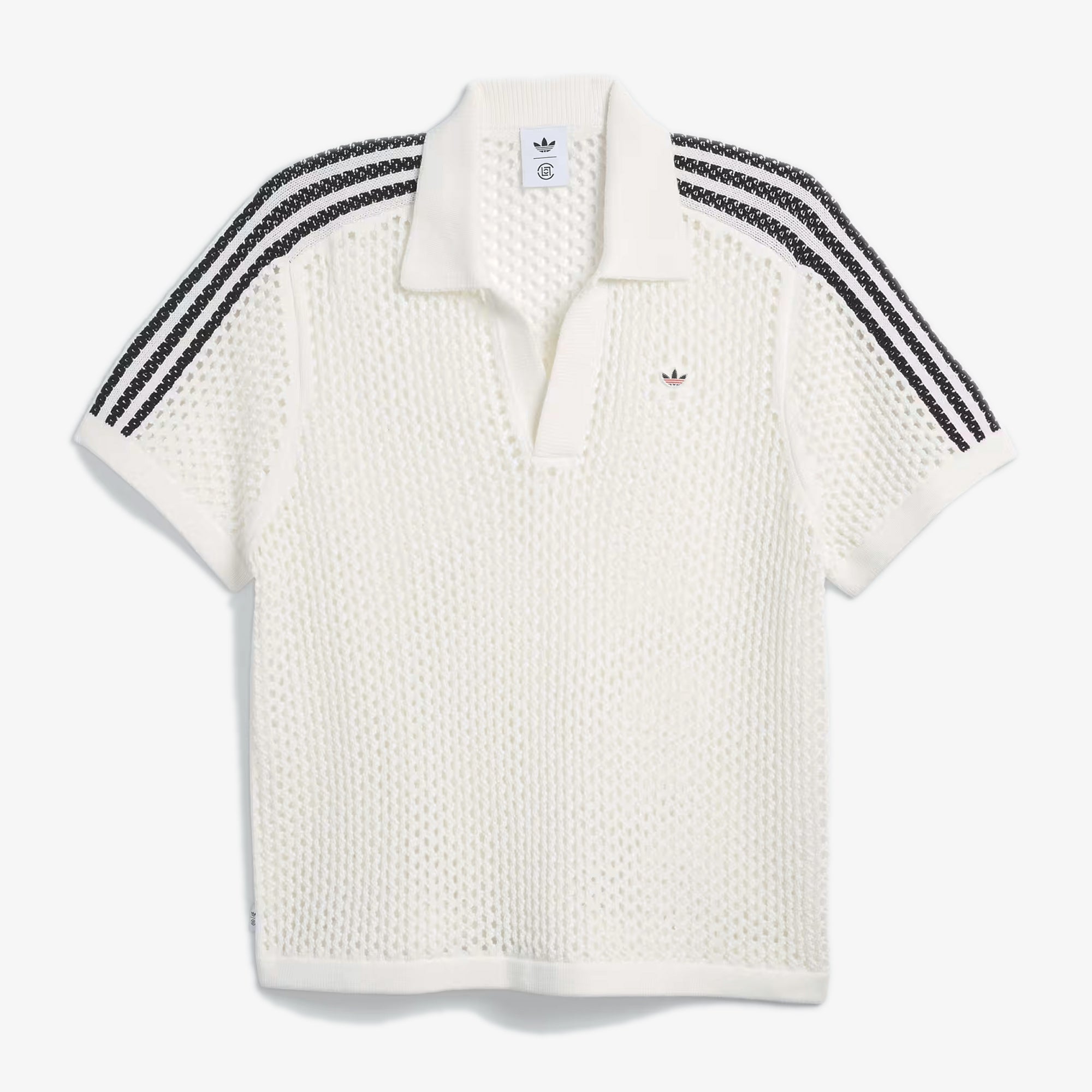 Adidas Originals | Clot Crochet Polo By Edison Chen { Core White