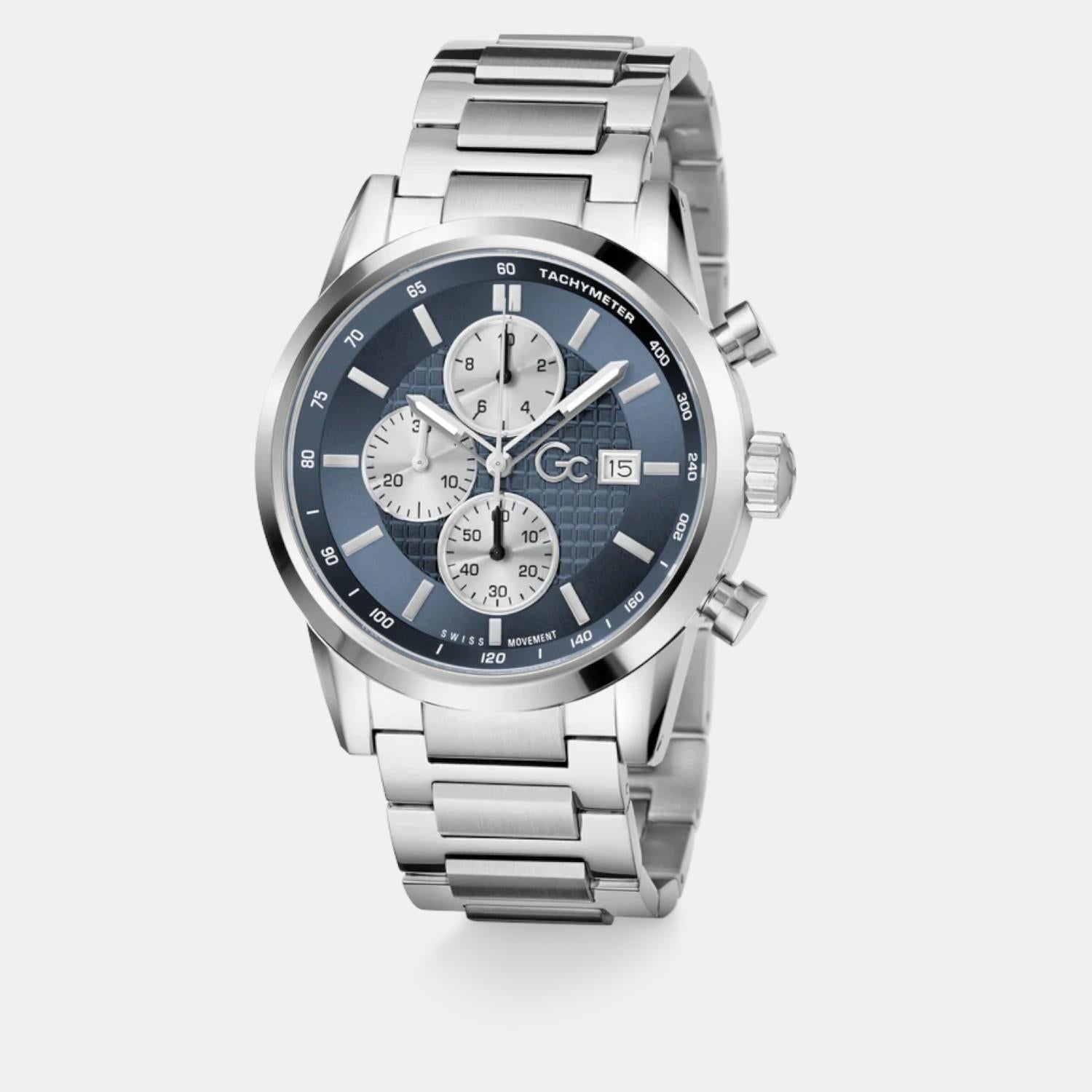 GC Gallant Men Quartz Blue Dial Chronograph Stainless Steel Watch Z61005G7 - view 2