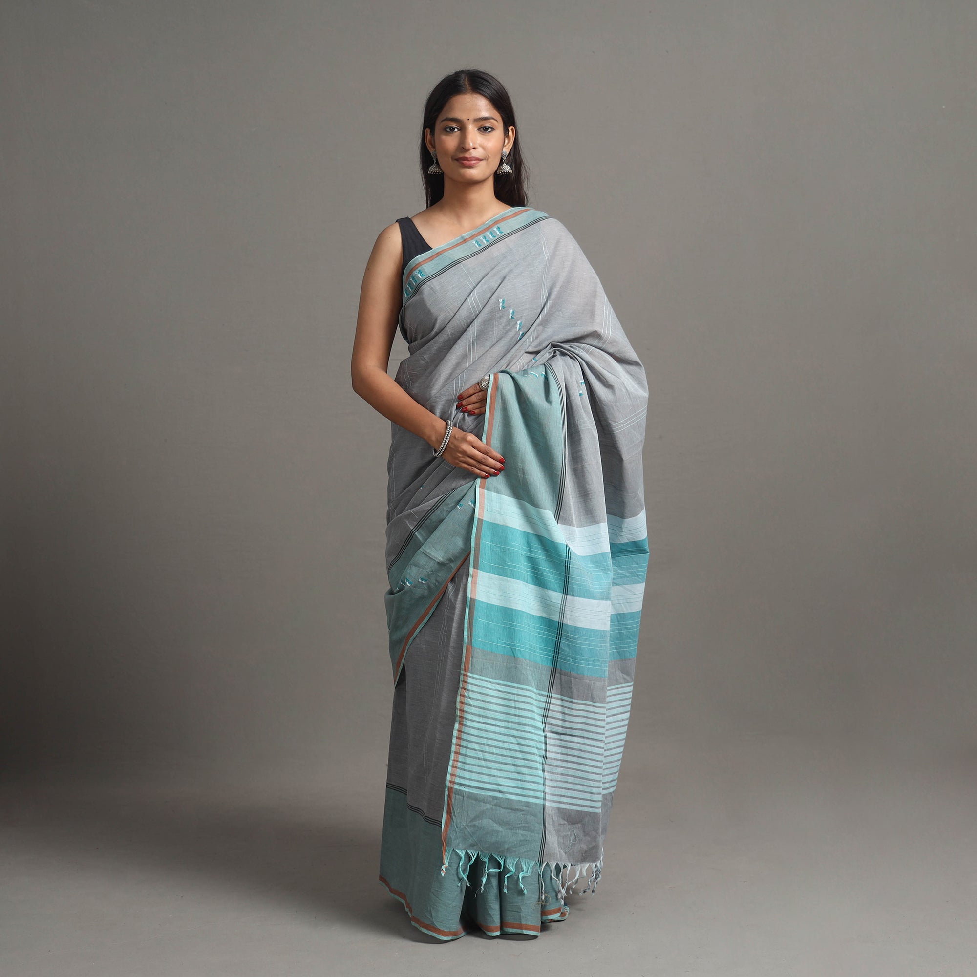 CHITRIKA Tikali Buta Cotton Handloom Saree 116