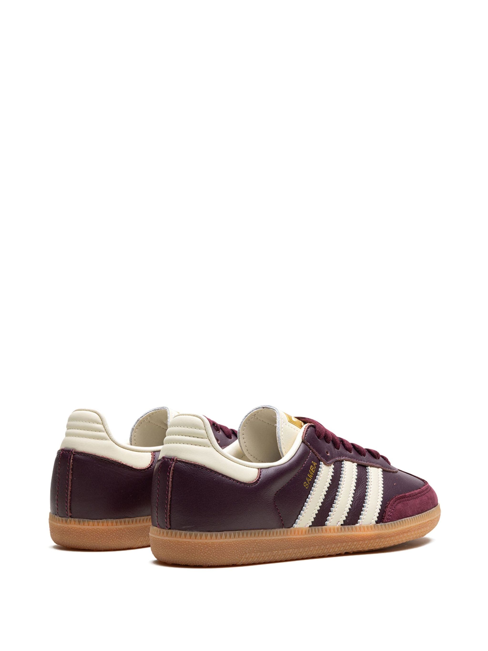 Adidas Samba Og Maroon Gold Metallic W - view 2