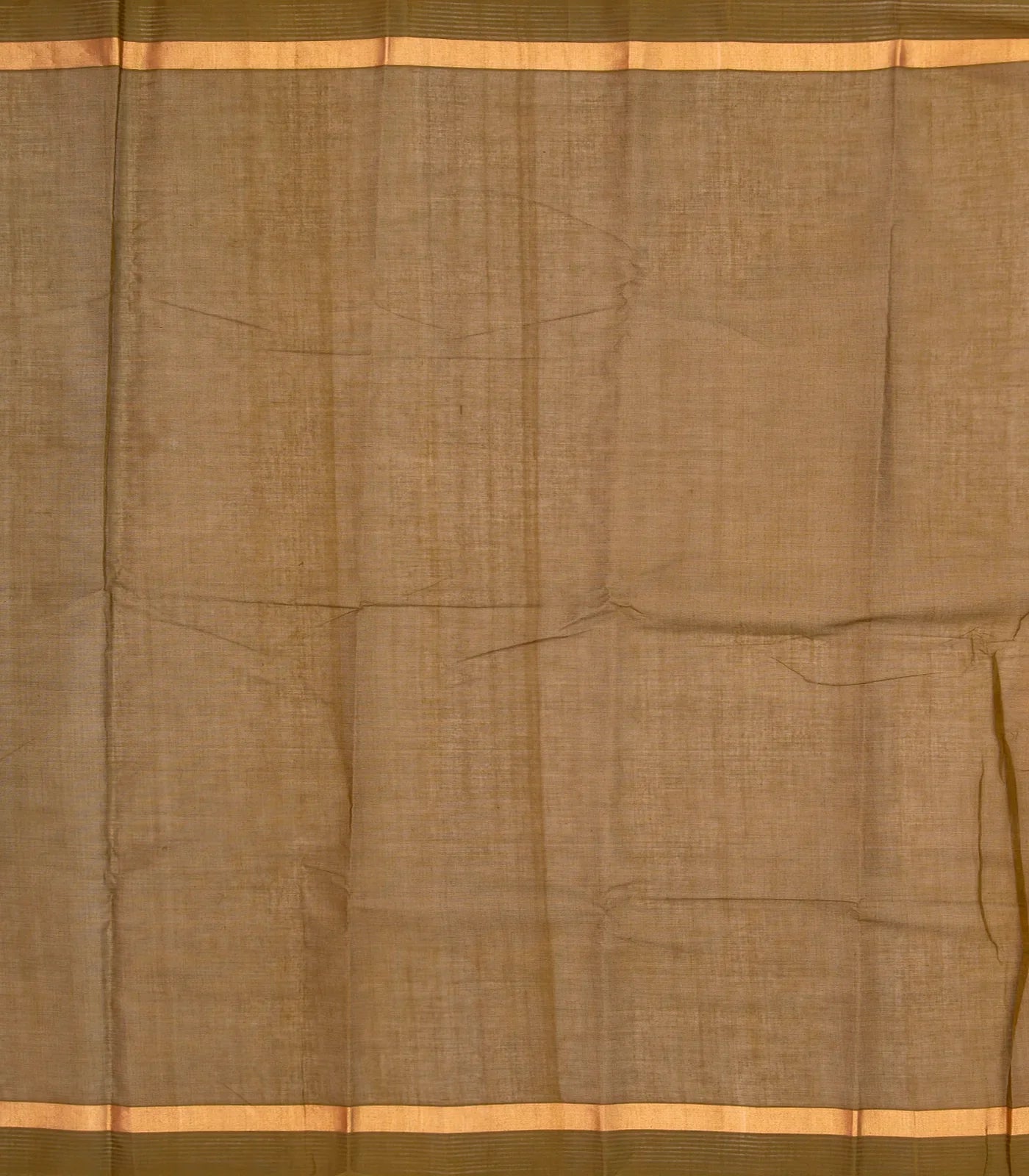 RmKV Chestnut Pink Handloom Village Cotton Saree With Floral Buttas. - view 4