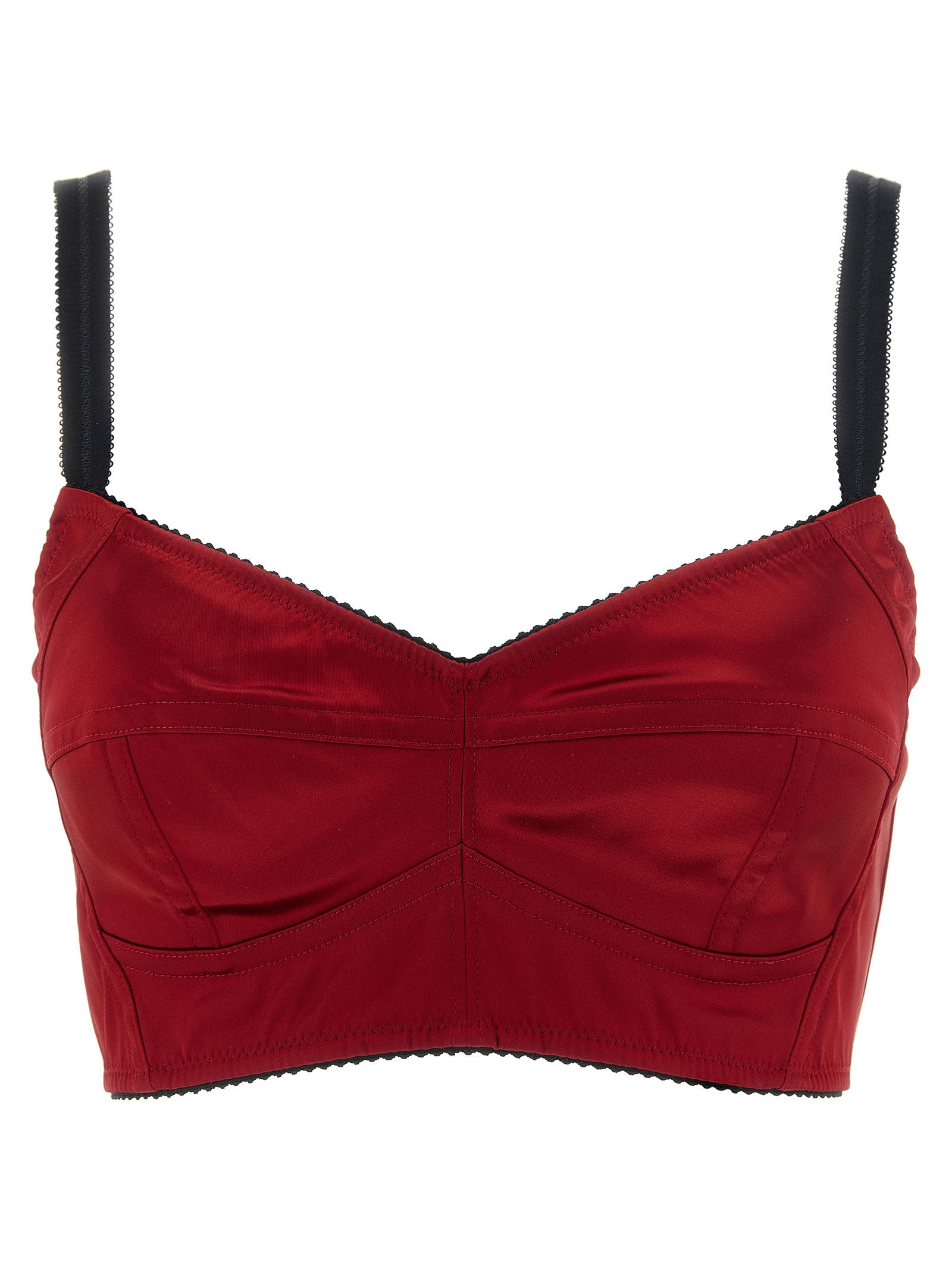 Bustier stitching – Dolce & Gabbana Bustier Top With Stitching