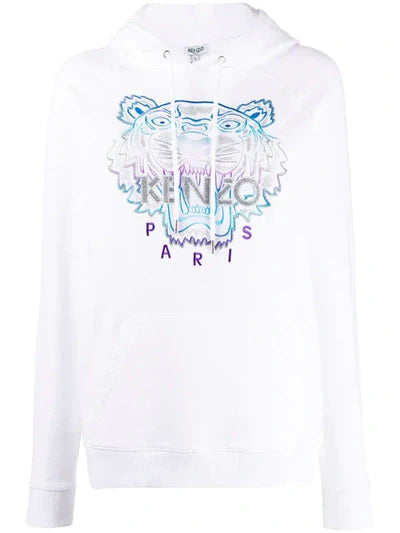 My Store Kenzo White Limited Edition Holiday Tiger Hoodie