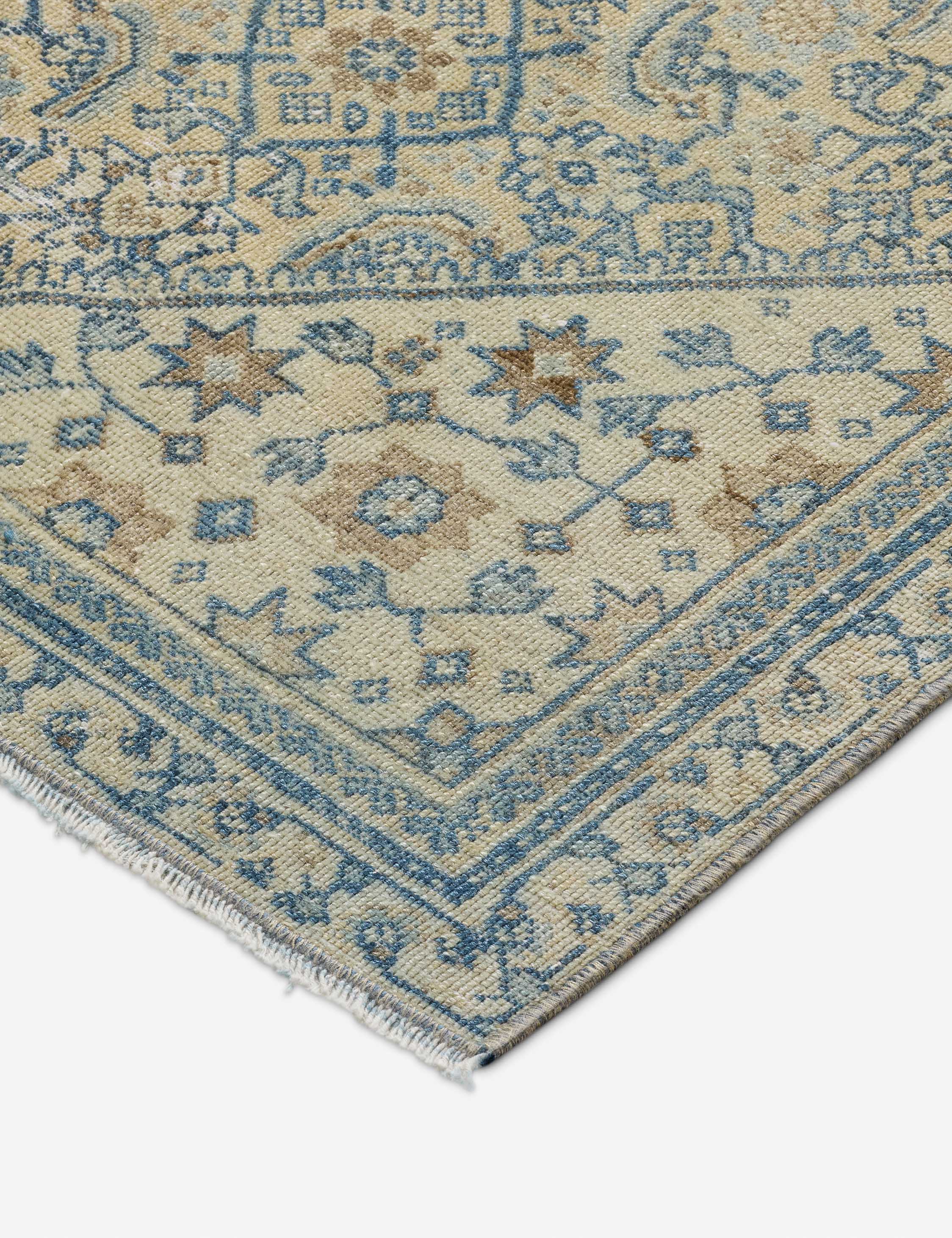 Lulu and Georgia Vintage Turkish Hand-Knotted Wool Rug No. 609, 6' x 10'6" - view 2