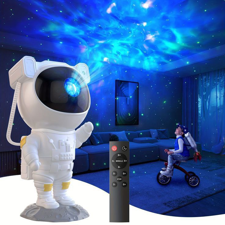 Catterton 360° Adjustable Astronaut Galaxy Projector + Remote - view 4