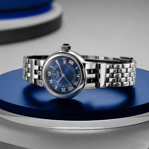 Tudor Clair De Rose Blue Dial Women 30mm M35500-0009 - view 4