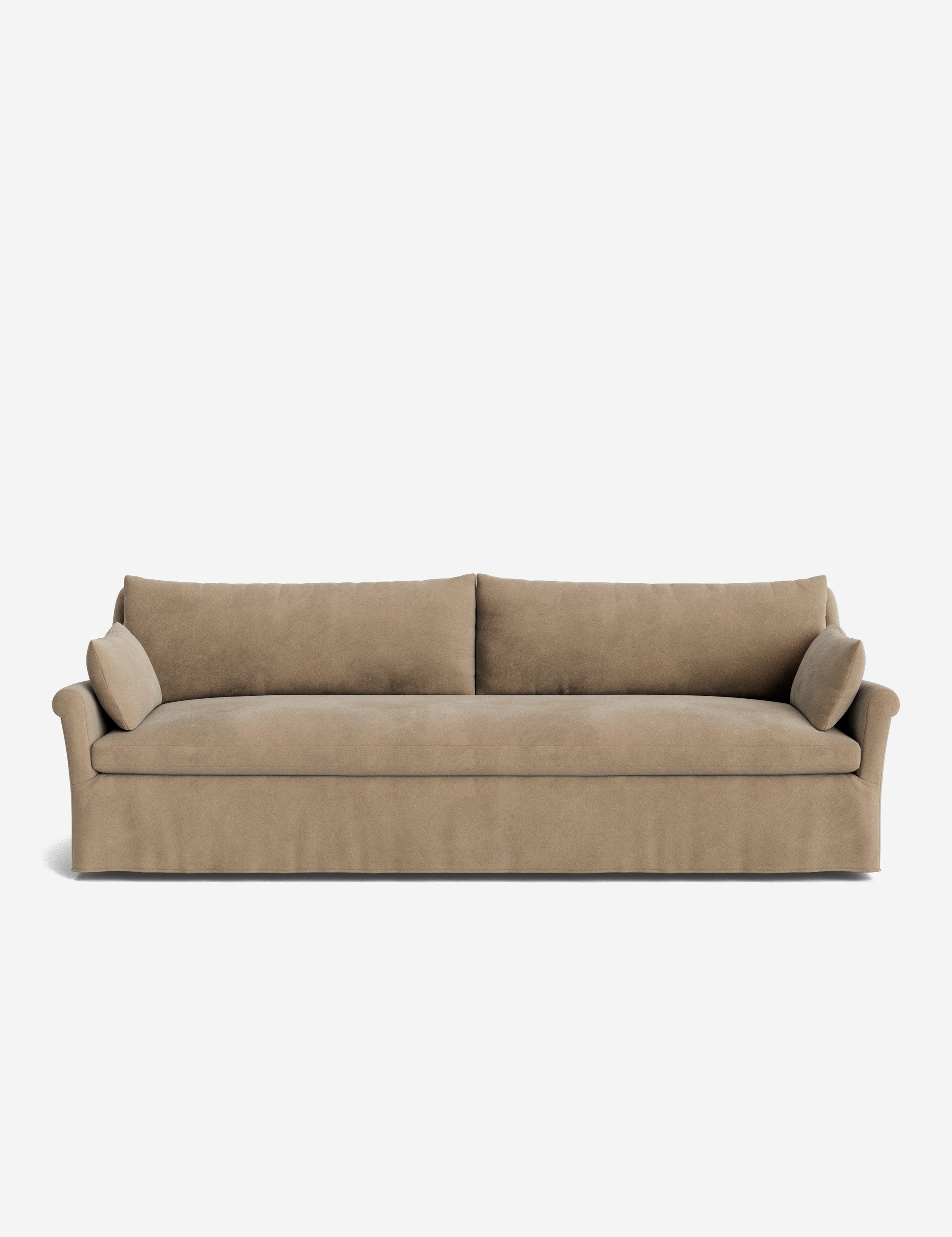 Lulu and Georgia Portola Rolled Arm Slipcover Sofa - view 45