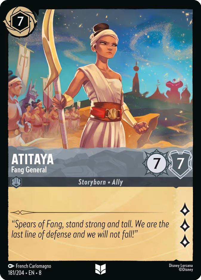Lorcana Atitaya - Fang General - 181/204 [Reign of Jafar] [Non-Foil]