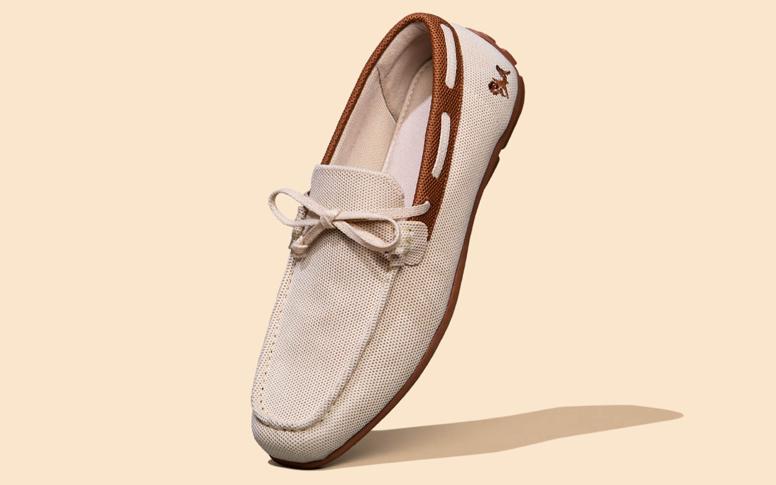 Neeman's ReLive Knit Boat Loafers : Beige