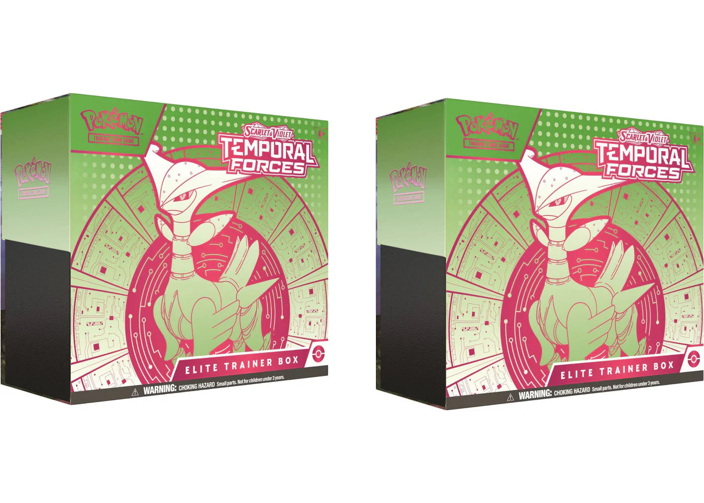 Scarlet violet temporal – 2024 Pokémon Scarlet & Violet Temporal Forces (Iron Leaves) Elite Trainer Box 2x Lot