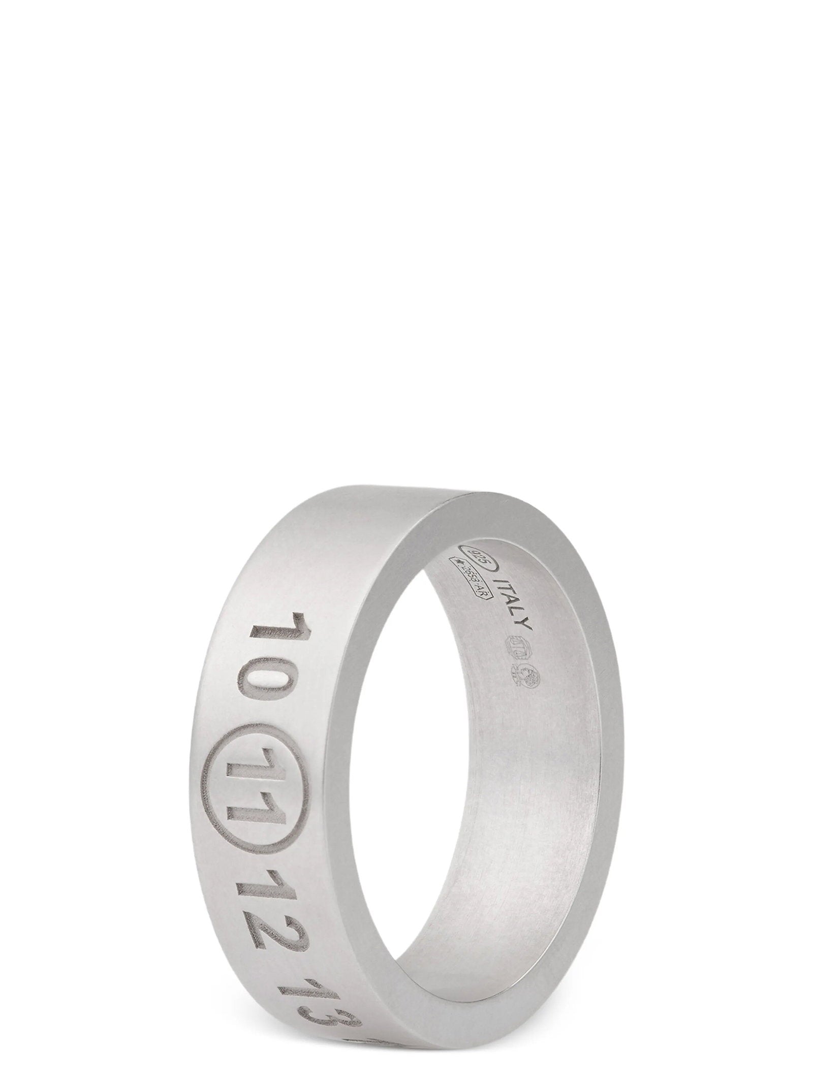 Maison Margiela Number Reference Ring – 100% silver