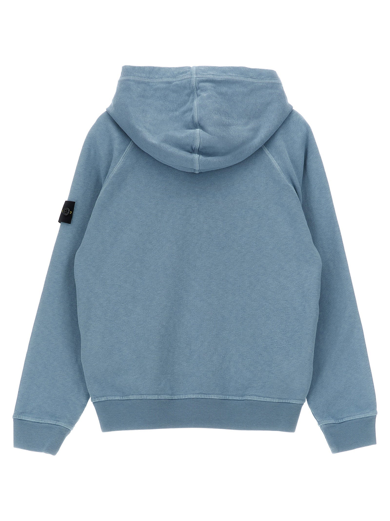 Stone Island Junior Malfilé Cotton Hoodie – 100% cotton - view 2