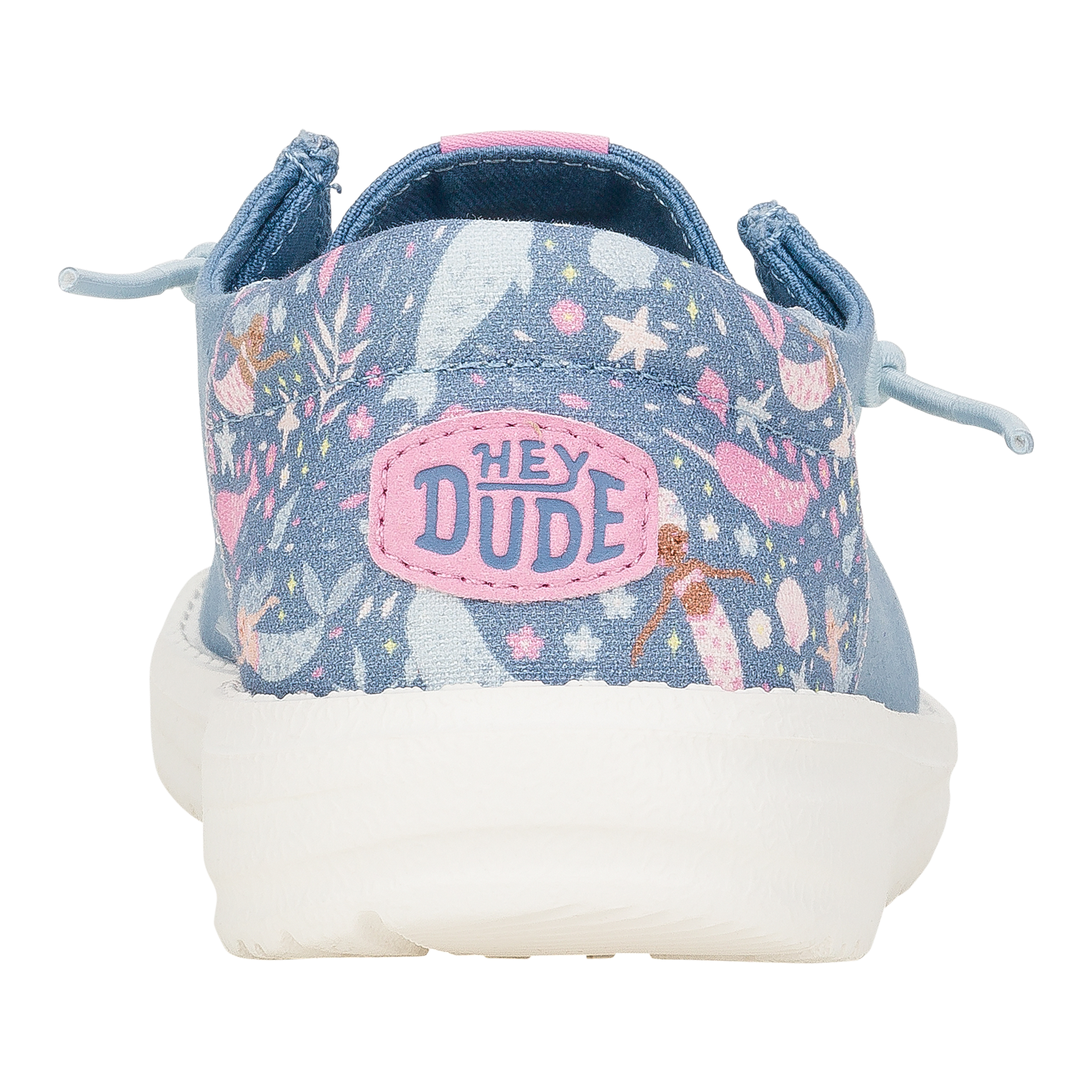 HEYDUDE shoes Wendy Funk Youth Sea Creatures - Chambray Blue/Multi - view 5