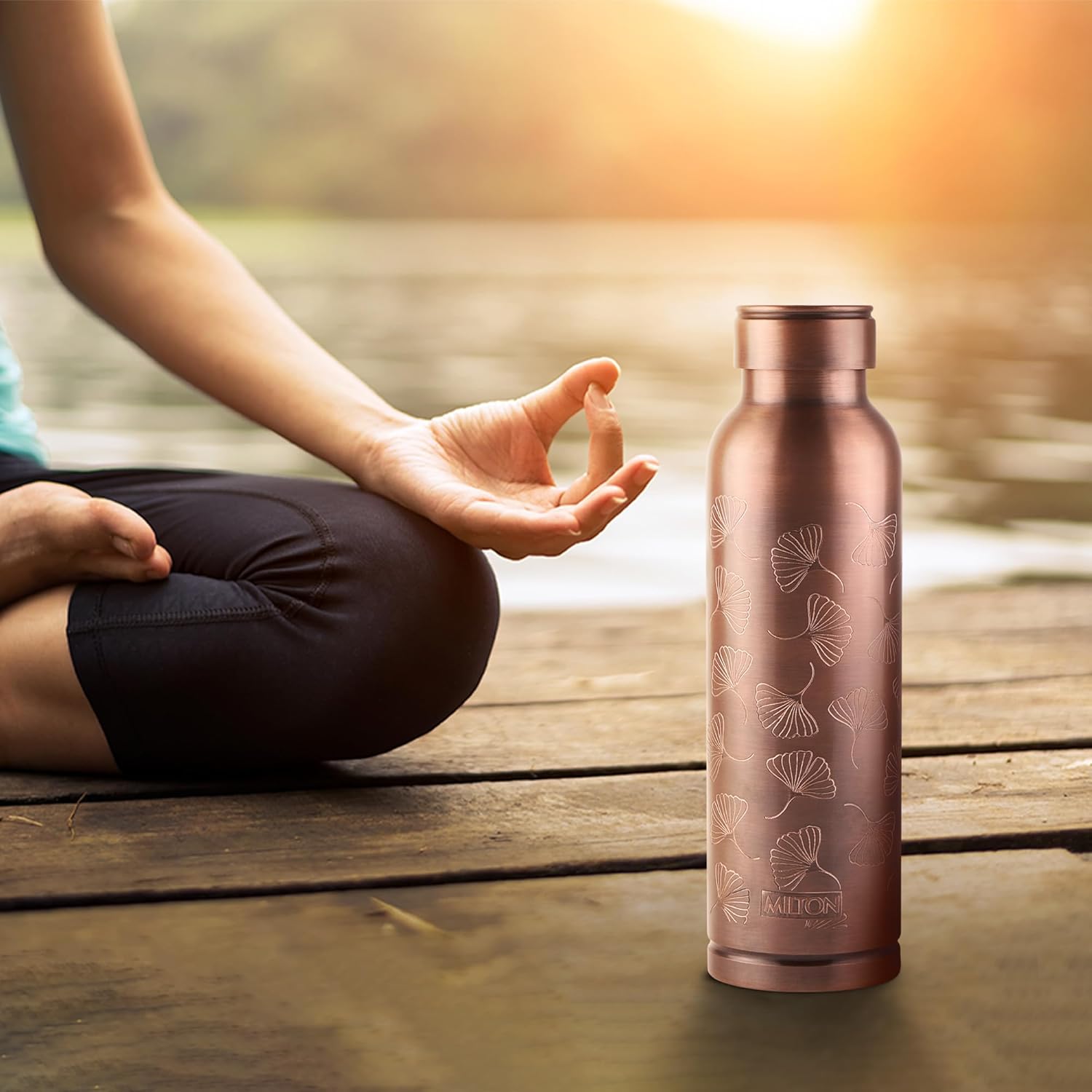 Milton 1000 Copper Swasth Water Bottle | 1 Pc - view 6
