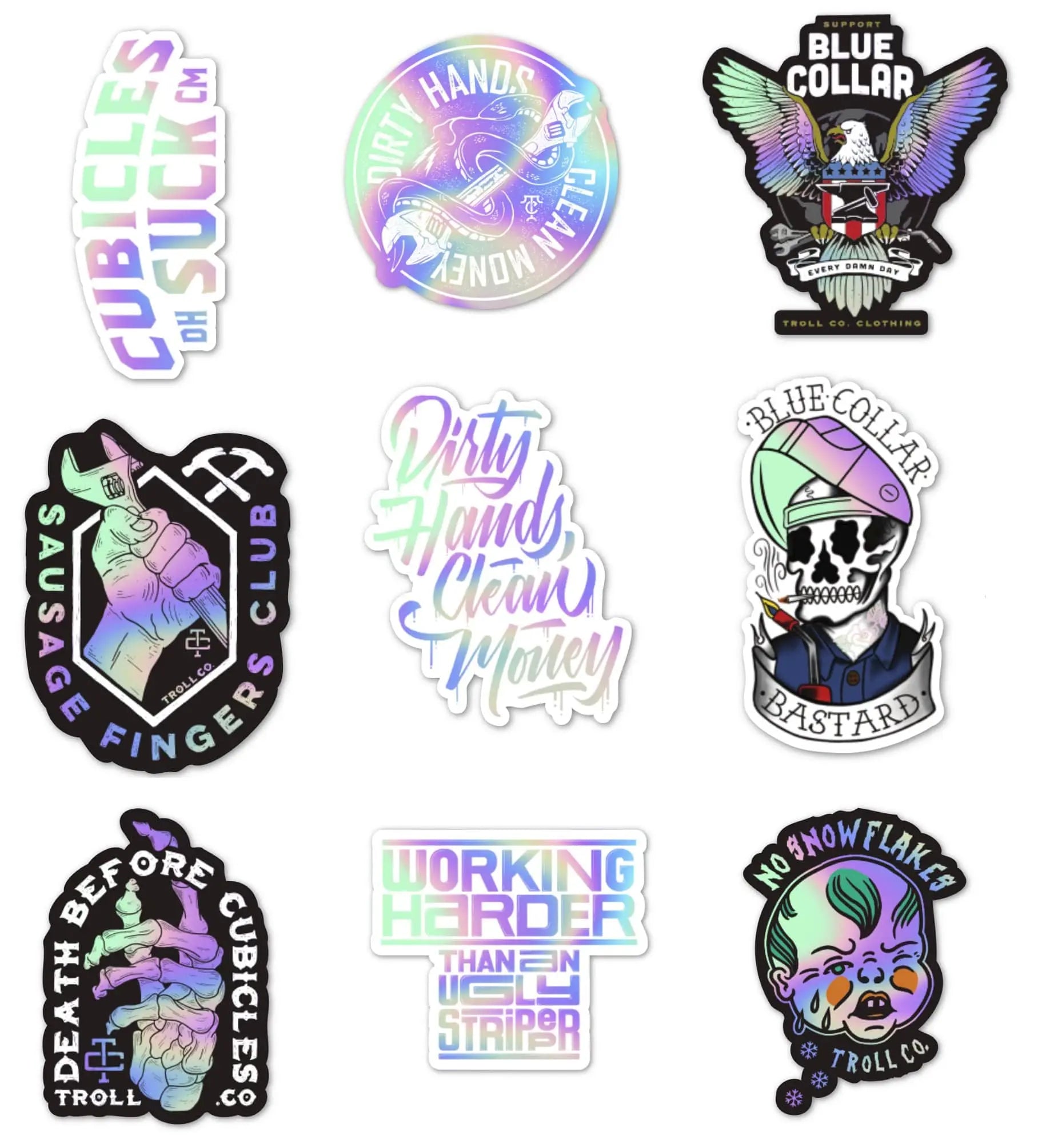 Radial Holo Sticker Pack (Jumbo) - view 2